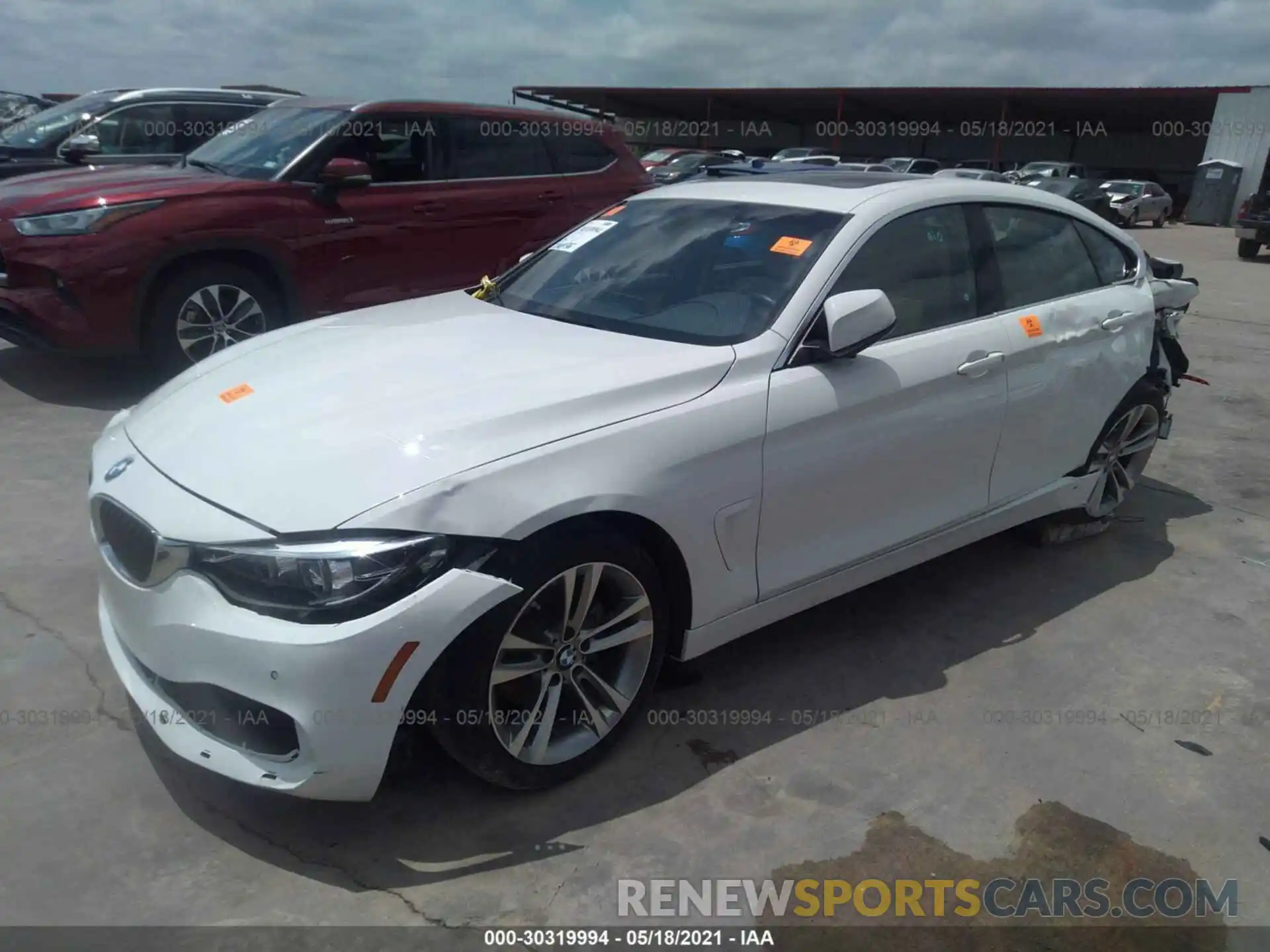 2 Photograph of a damaged car WBA4J1C55KBM13466 BMW 4 SERIES 2019