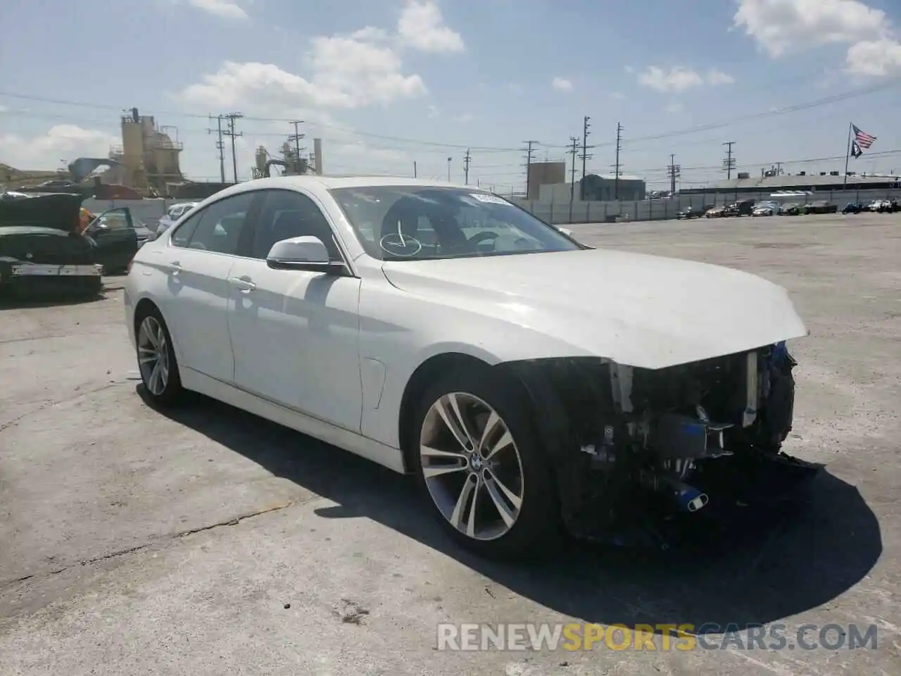 1 Photograph of a damaged car WBA4J1C55KBM13760 BMW 4 SERIES 2019