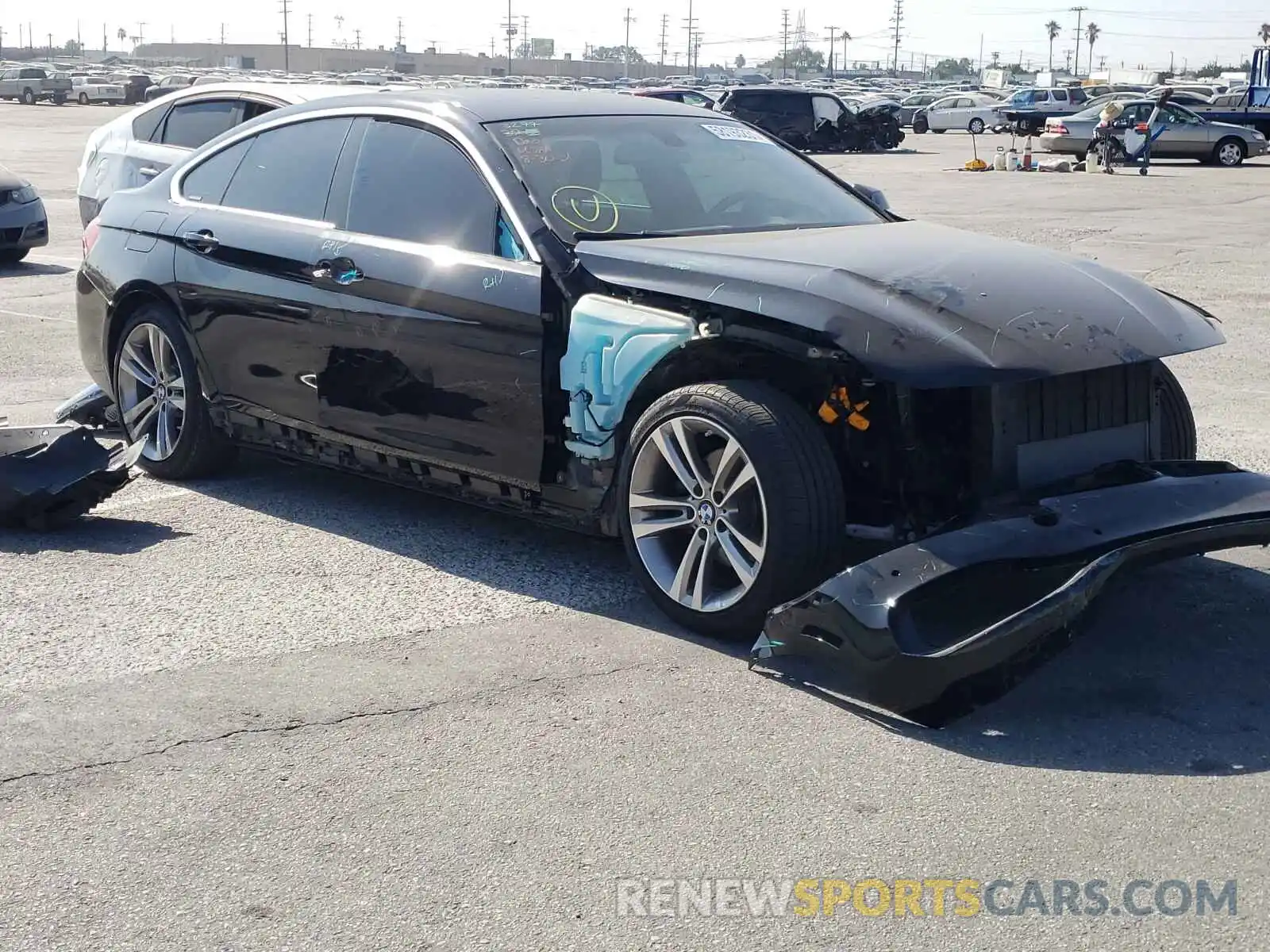 1 Photograph of a damaged car WBA4J1C55KBM13970 BMW 4 SERIES 2019