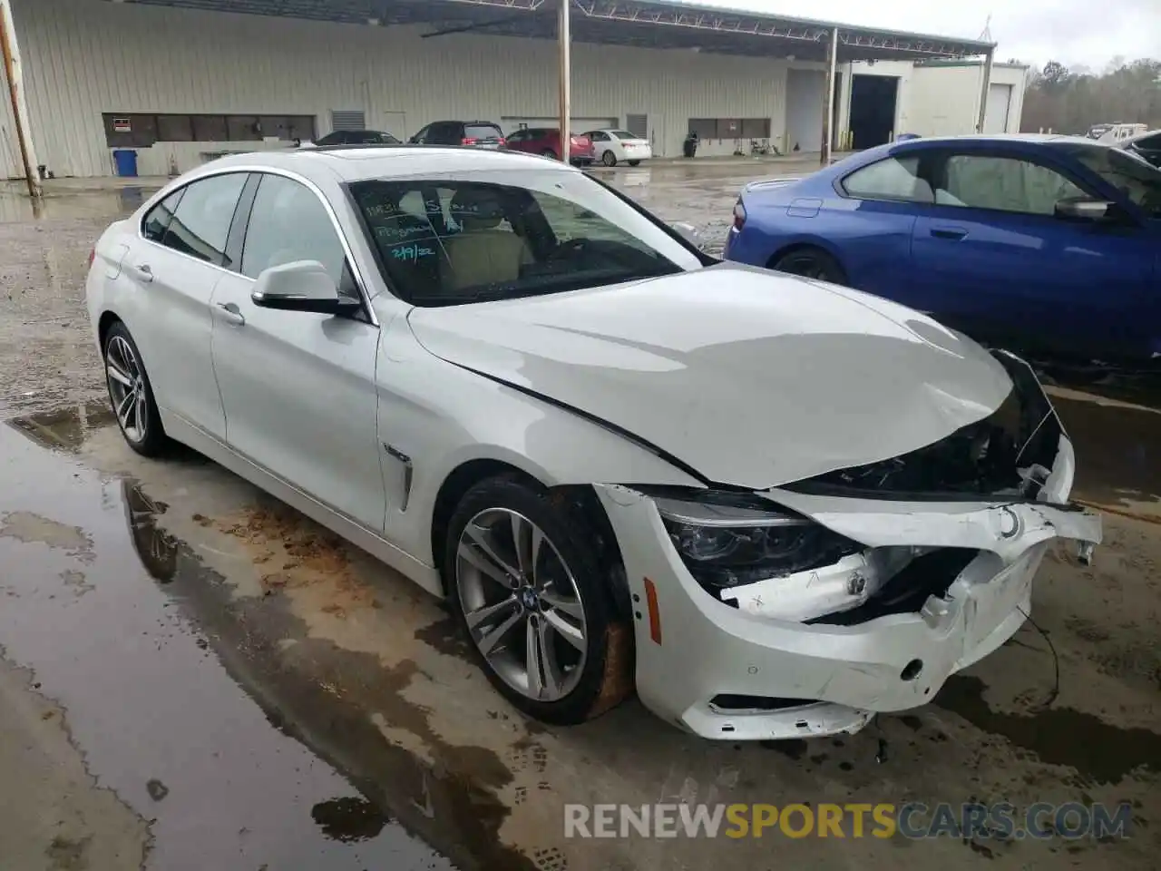 1 Photograph of a damaged car WBA4J1C55KBM14861 BMW 4 SERIES 2019