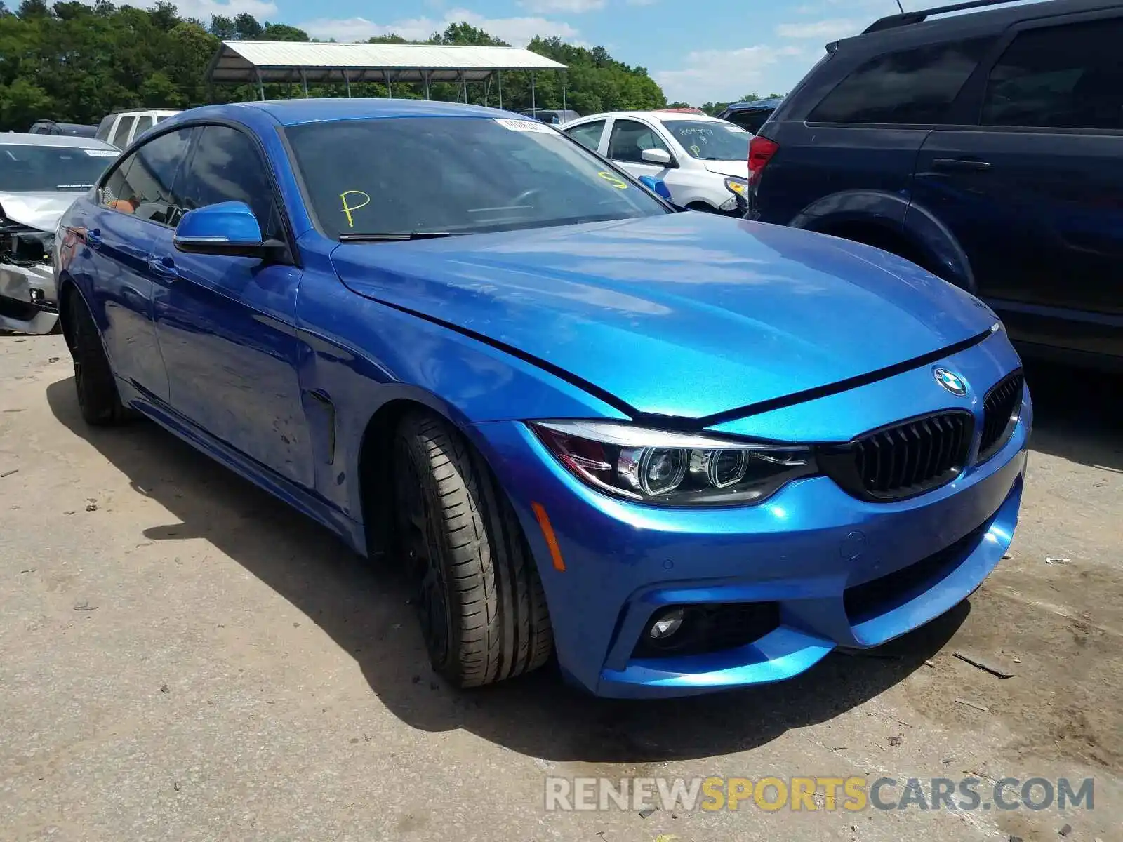 1 Photograph of a damaged car WBA4J1C55KBM15685 BMW 4 SERIES 2019