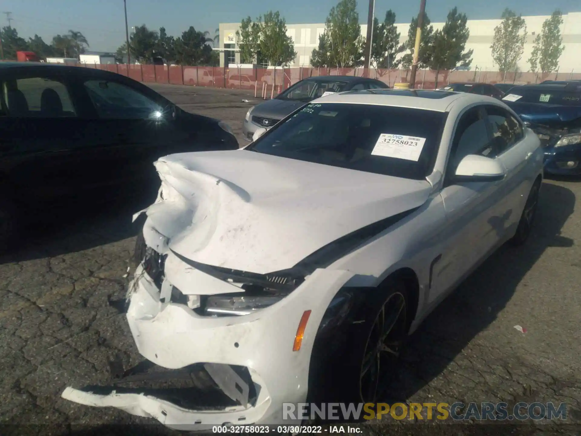 2 Photograph of a damaged car WBA4J1C55KBM15993 BMW 4 SERIES 2019