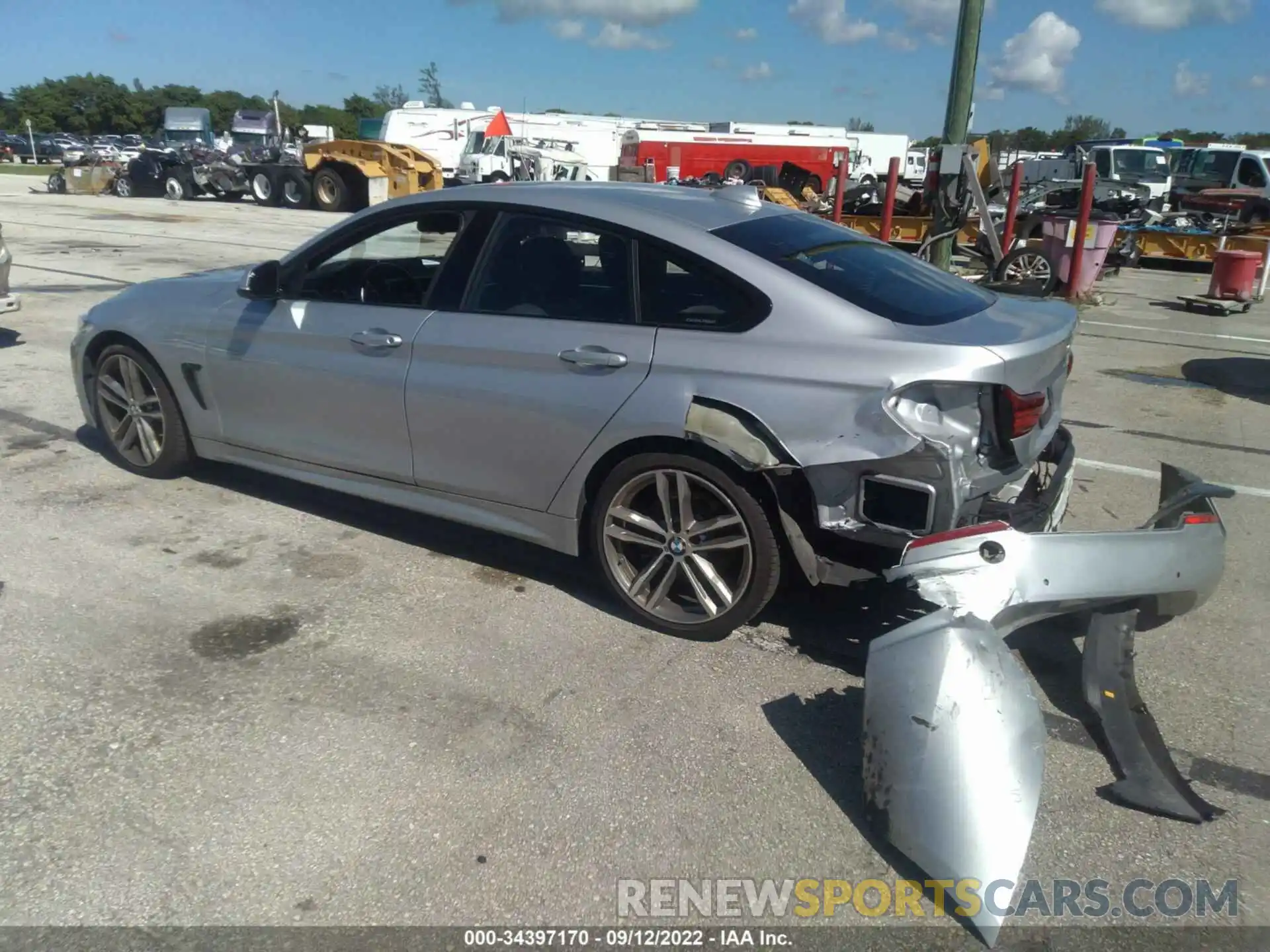 3 Photograph of a damaged car WBA4J1C55KBM17064 BMW 4 SERIES 2019