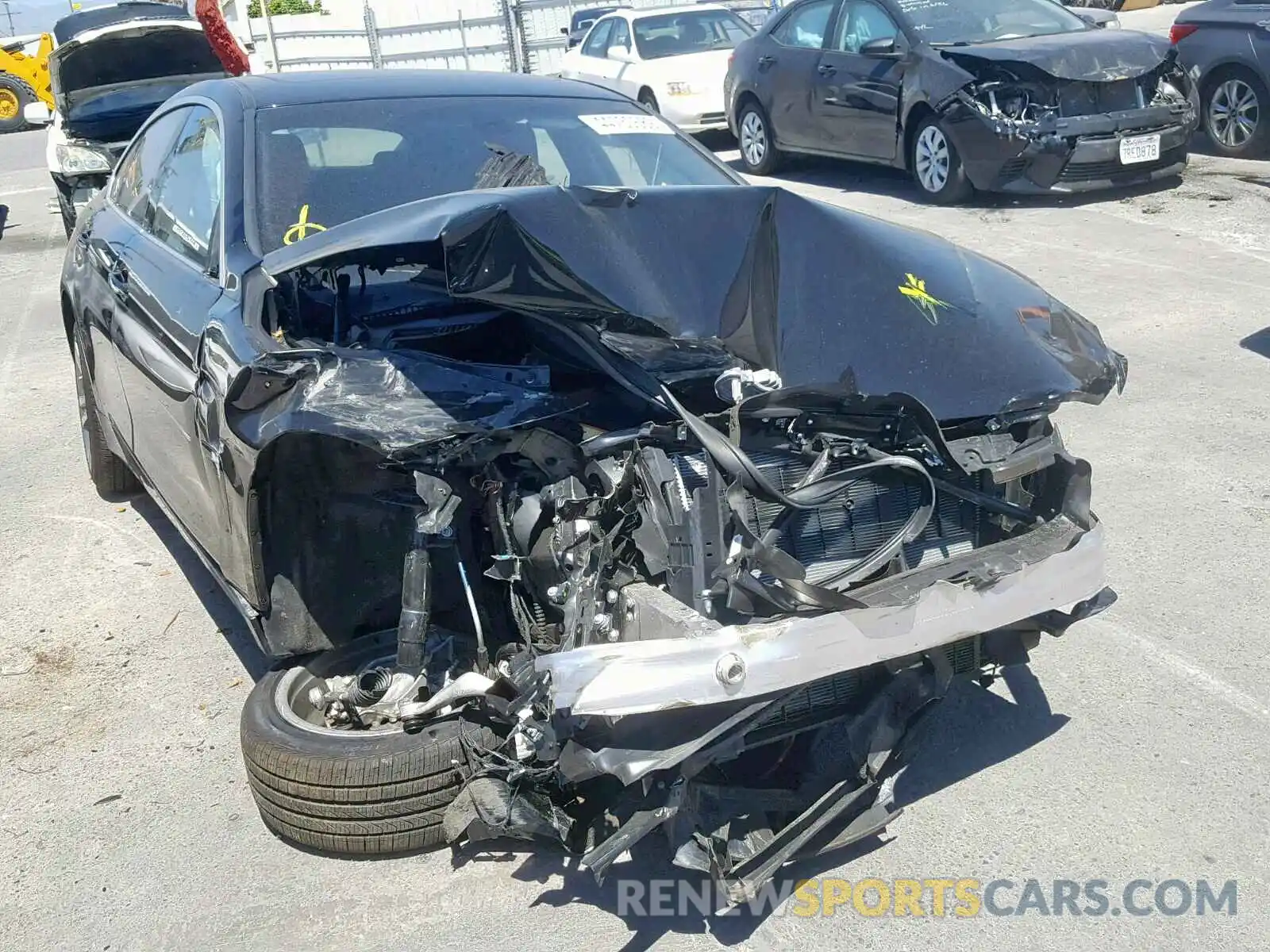 1 Photograph of a damaged car WBA4J1C55KBM17212 BMW 4 SERIES 2019