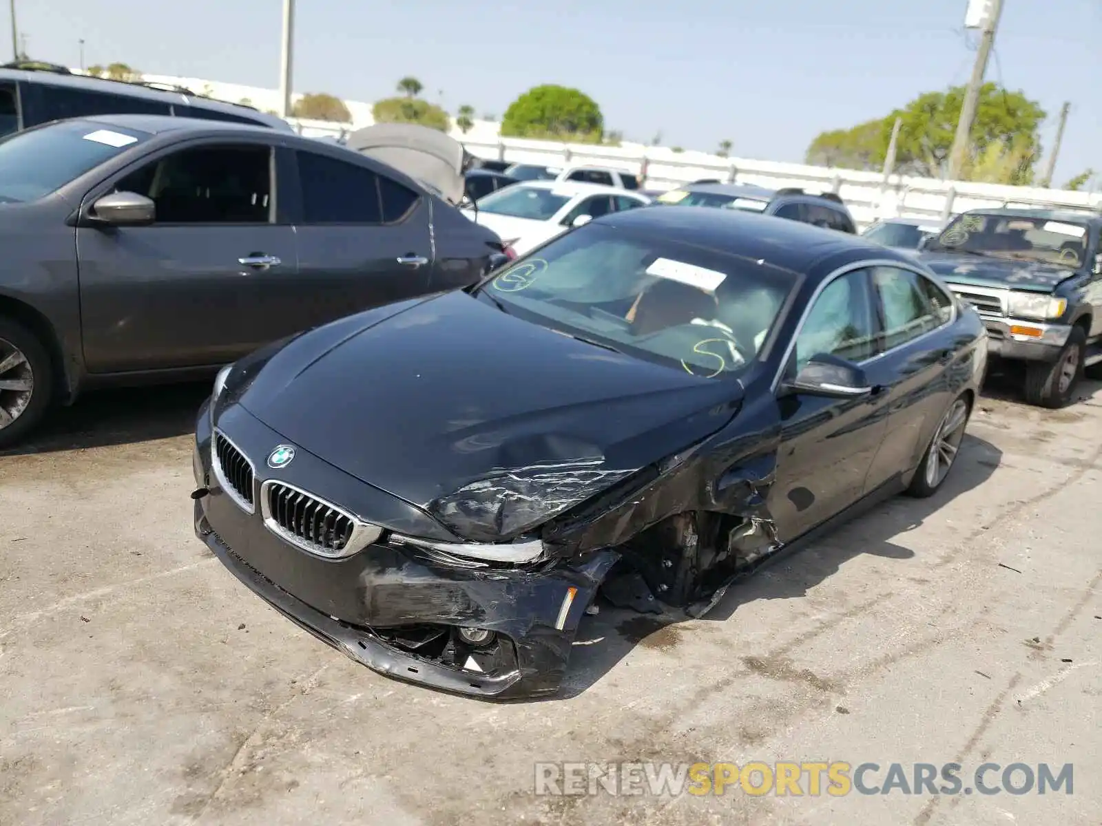2 Photograph of a damaged car WBA4J1C55KBM17579 BMW 4 SERIES 2019