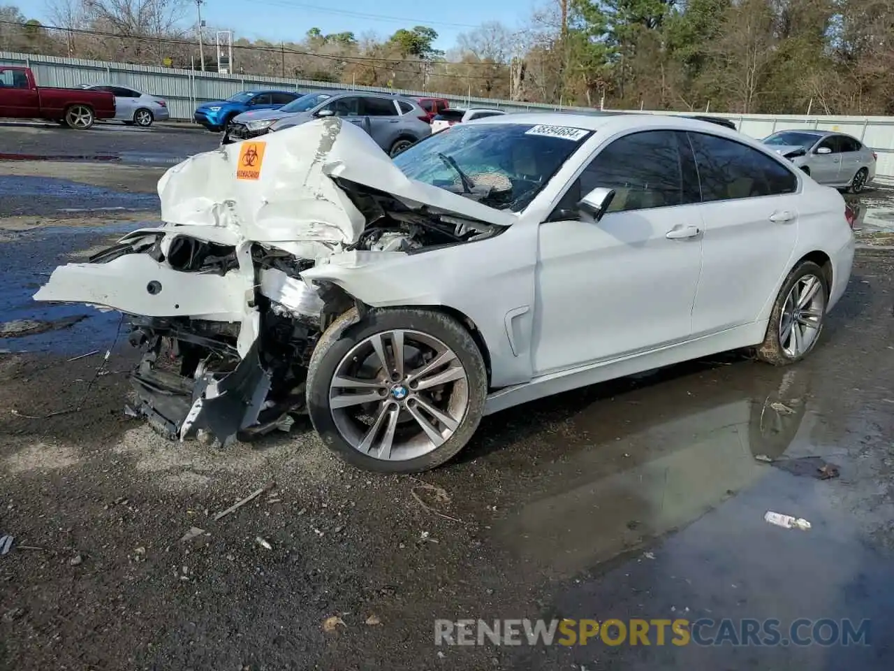1 Photograph of a damaged car WBA4J1C55KBM18103 BMW 4 SERIES 2019