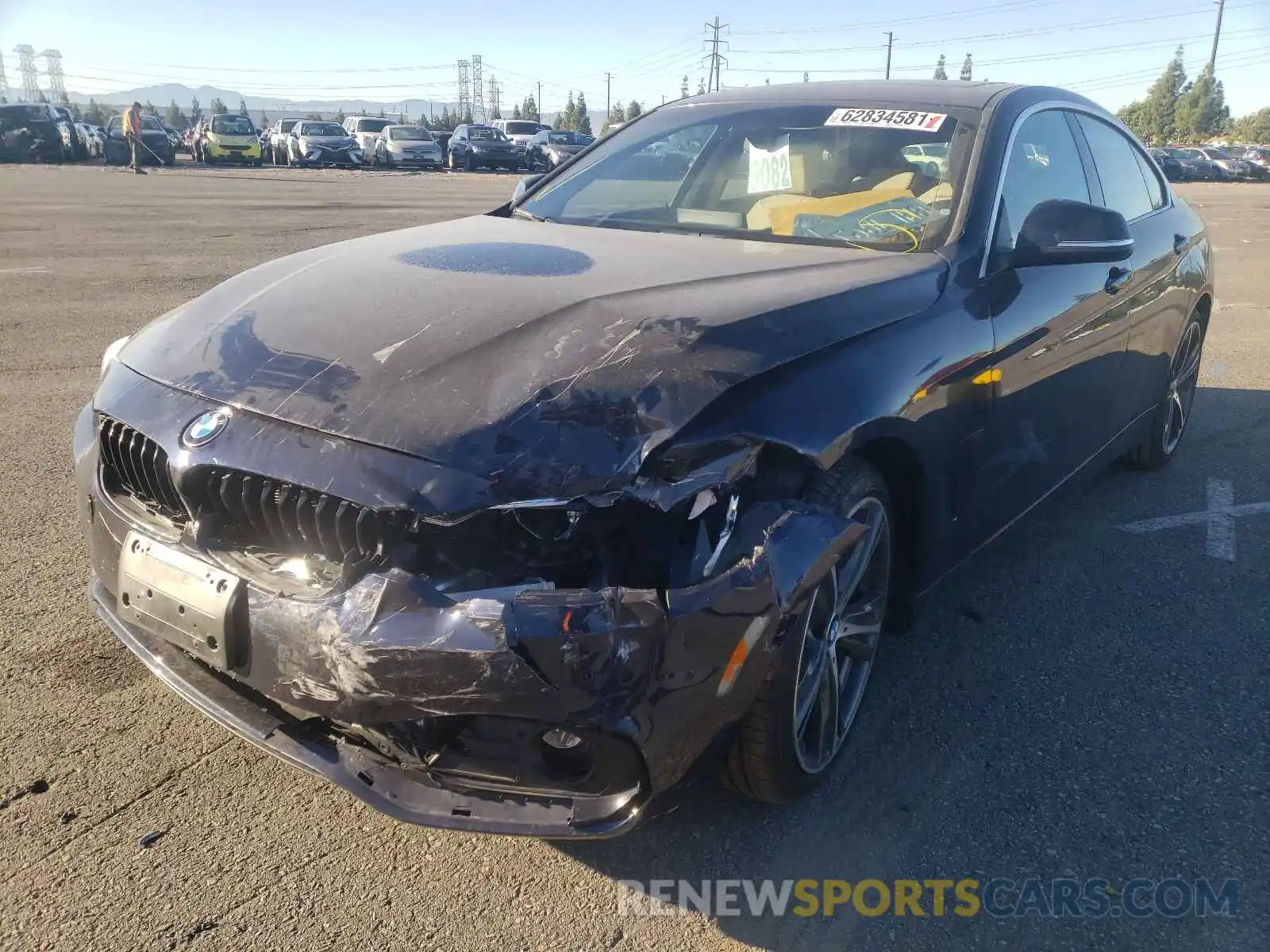 2 Photograph of a damaged car WBA4J1C55KBM18702 BMW 4 SERIES 2019