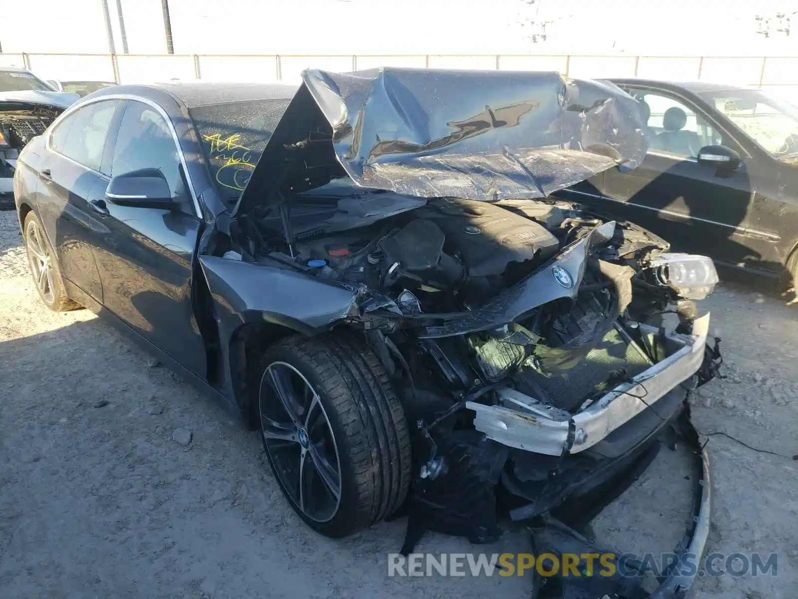 1 Photograph of a damaged car WBA4J1C56KBM12603 BMW 4 SERIES 2019