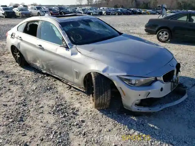 1 Photograph of a damaged car WBA4J1C56KBM13394 BMW 4 SERIES 2019