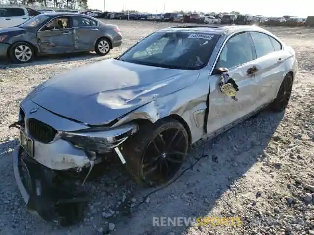 2 Photograph of a damaged car WBA4J1C56KBM13394 BMW 4 SERIES 2019