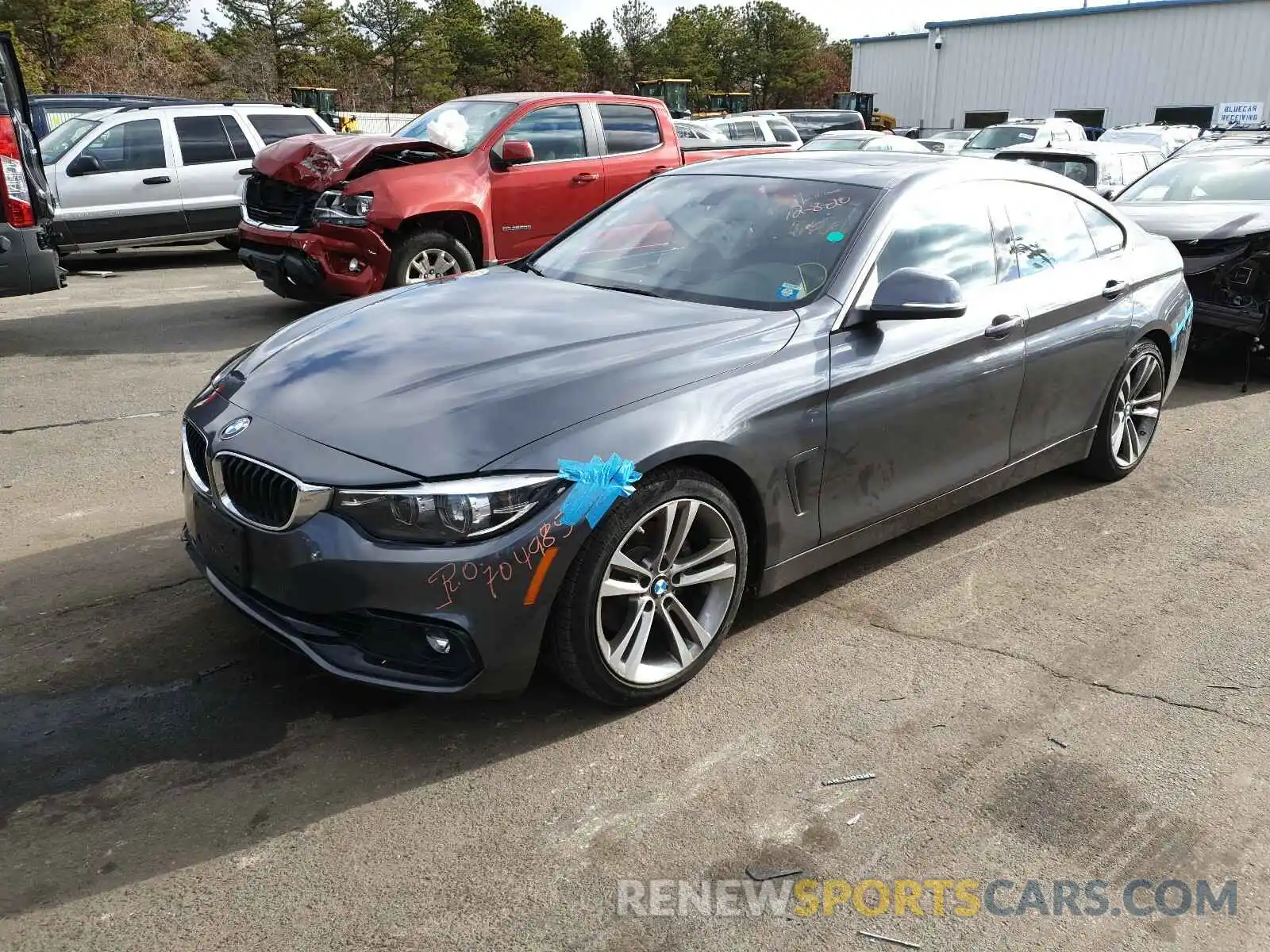 2 Photograph of a damaged car WBA4J1C56KBM13685 BMW 4 SERIES 2019