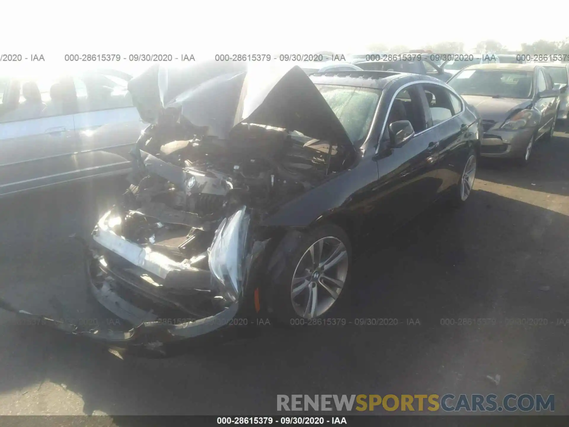 2 Photograph of a damaged car WBA4J1C56KBM14318 BMW 4 SERIES 2019