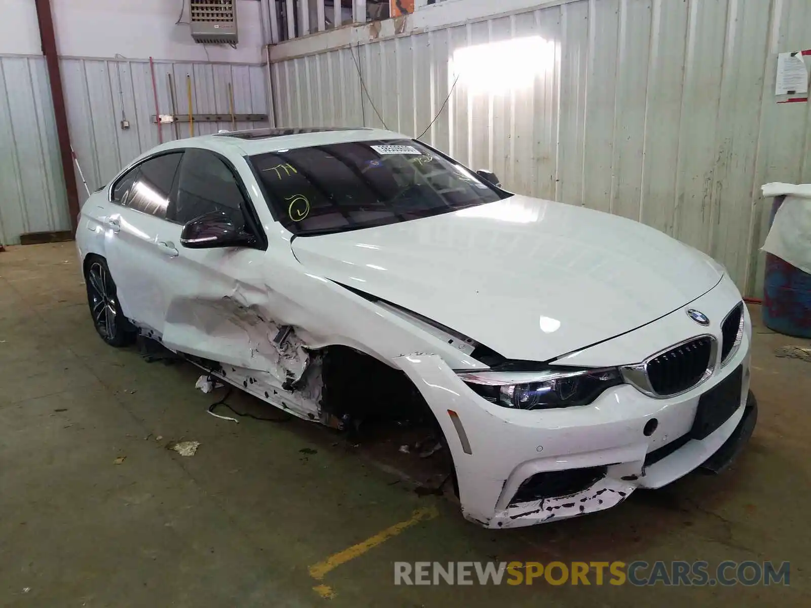 1 Photograph of a damaged car WBA4J1C56KBM17624 BMW 4 SERIES 2019