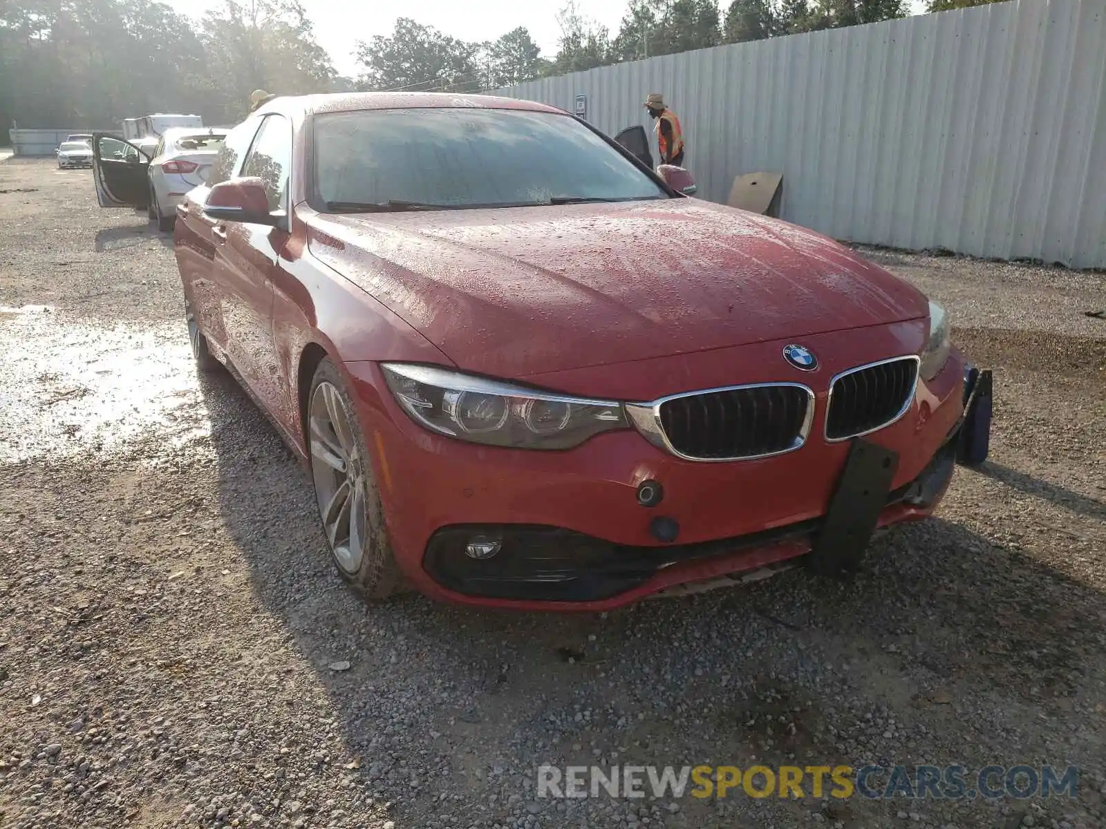 1 Photograph of a damaged car WBA4J1C56KBM18370 BMW 4 SERIES 2019