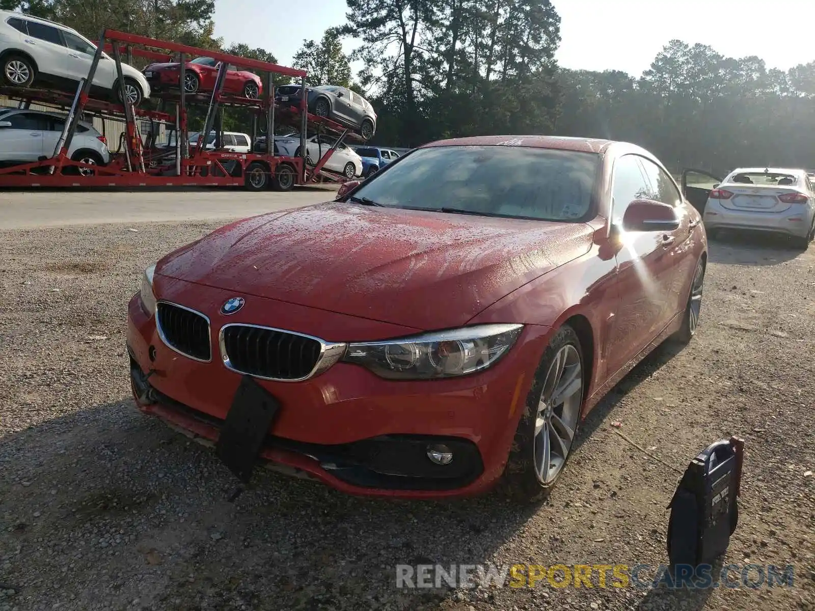 2 Photograph of a damaged car WBA4J1C56KBM18370 BMW 4 SERIES 2019