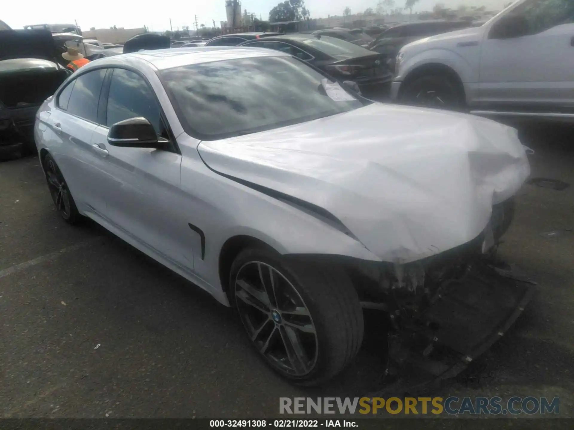 1 Photograph of a damaged car WBA4J1C57KBM12478 BMW 4 SERIES 2019