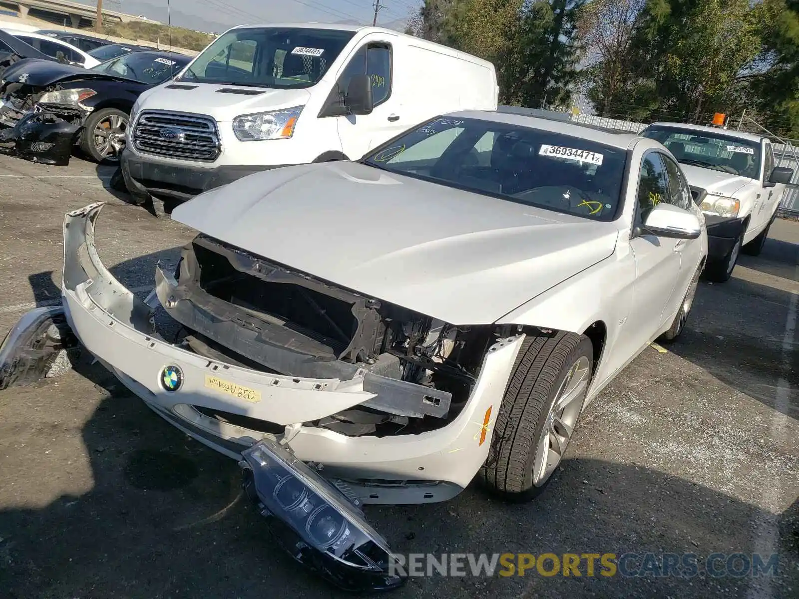 2 Photograph of a damaged car WBA4J1C57KBM12786 BMW 4 SERIES 2019