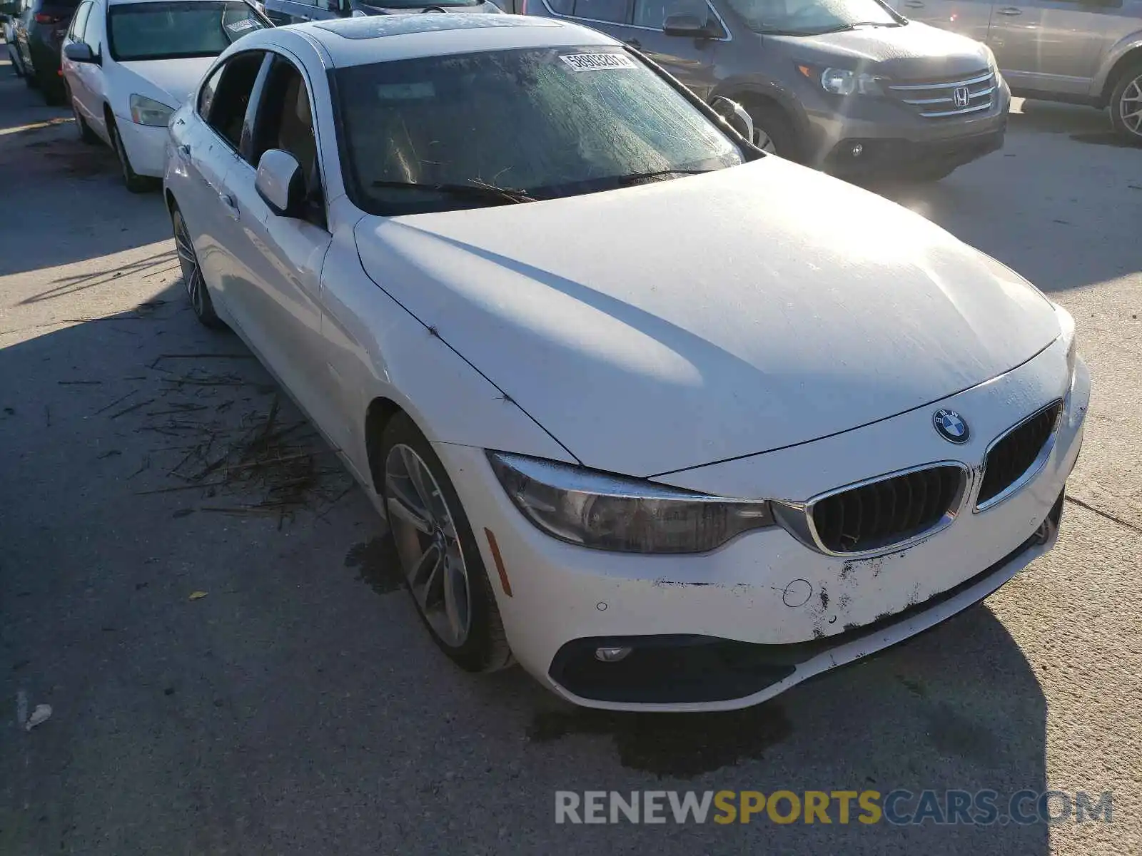 1 Photograph of a damaged car WBA4J1C57KBM13498 BMW 4 SERIES 2019