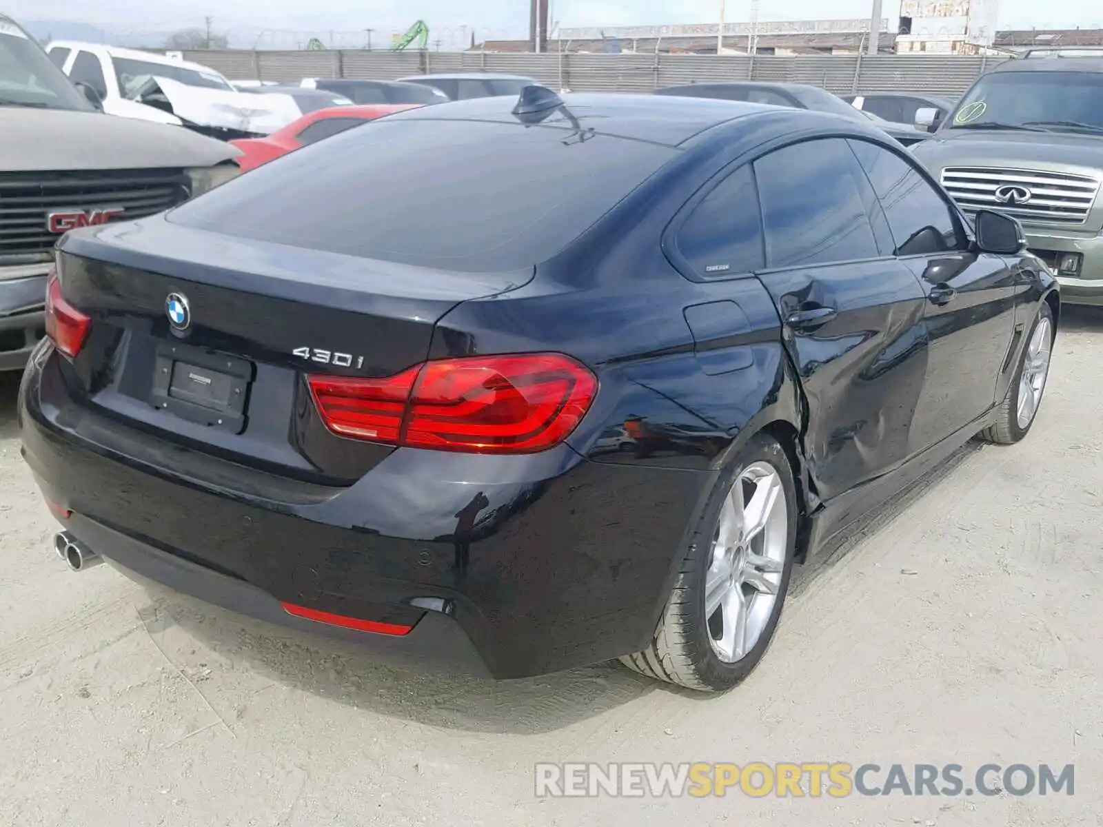 4 Фотография поврежденного автомобиля WBA4J1C57KBM13730 BMW 4 SERIES 2019