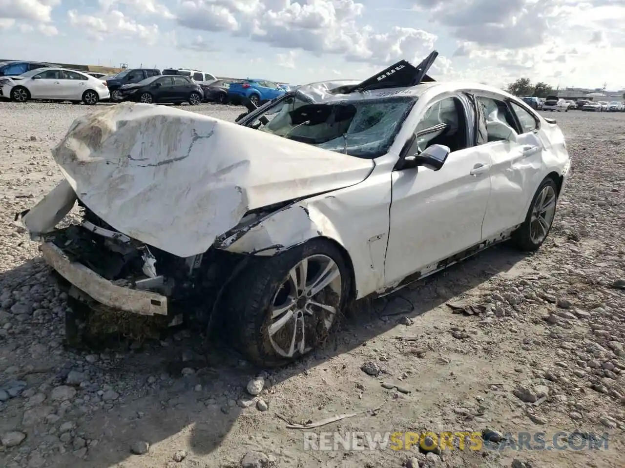 1 Photograph of a damaged car WBA4J1C57KBM13792 BMW 4 SERIES 2019