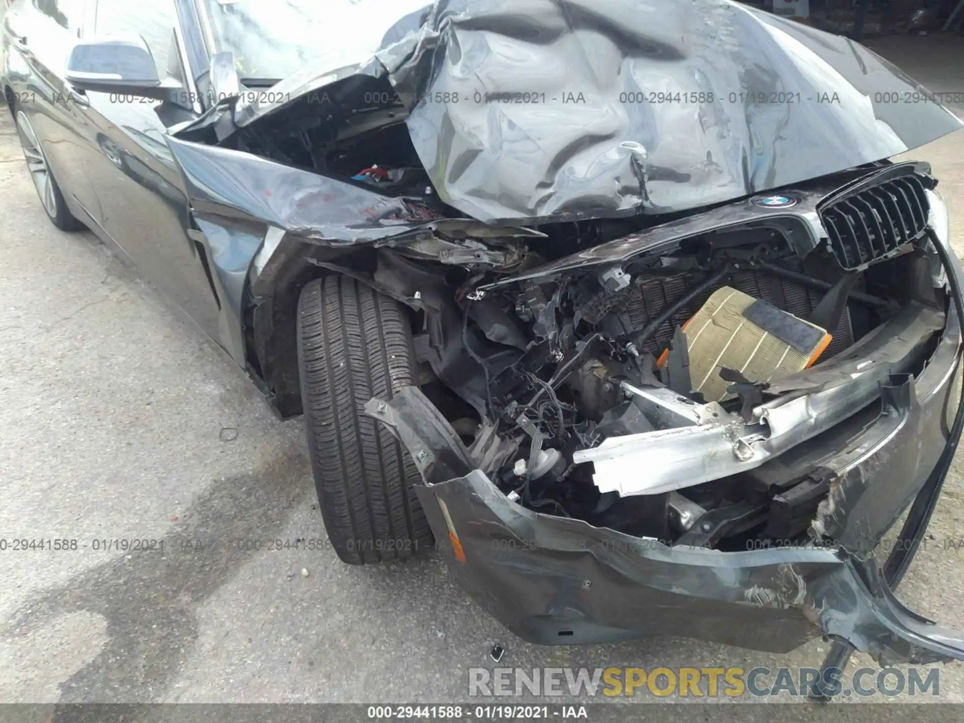 6 Фотография поврежденного автомобиля WBA4J1C57KBM14747 BMW 4 SERIES 2019