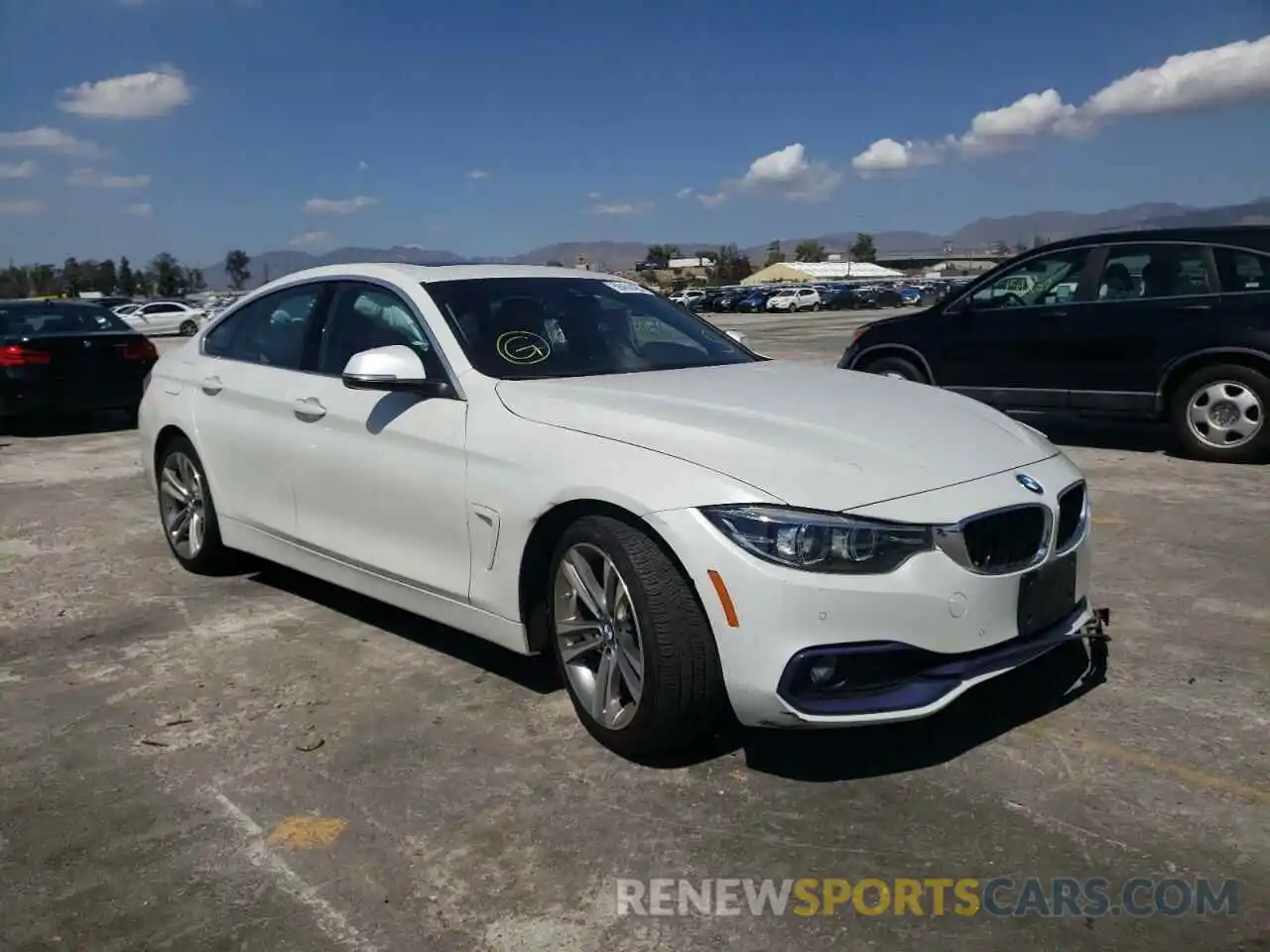 1 Photograph of a damaged car WBA4J1C57KBM14862 BMW 4 SERIES 2019