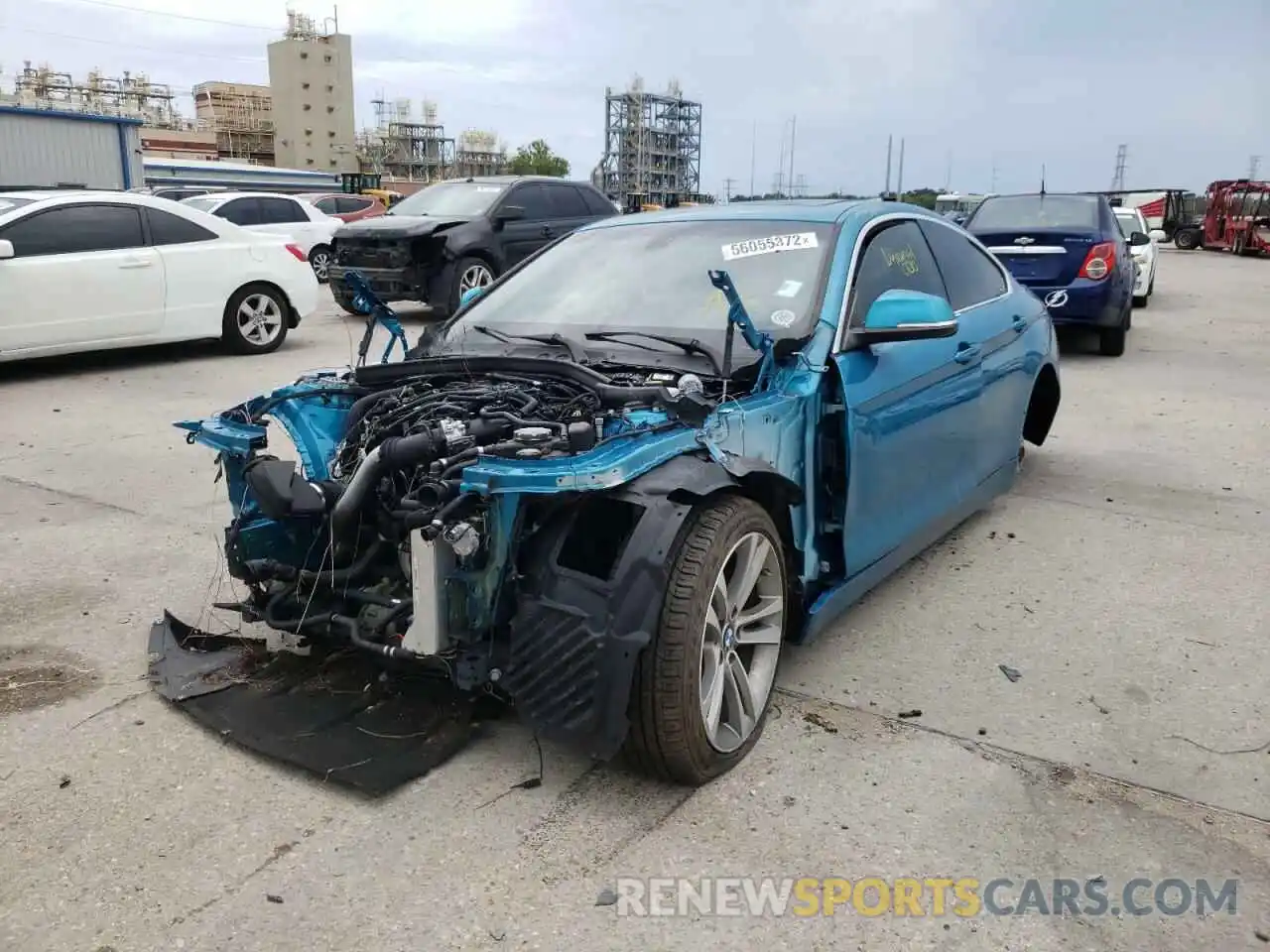 2 Photograph of a damaged car WBA4J1C57KBM15638 BMW 4 SERIES 2019