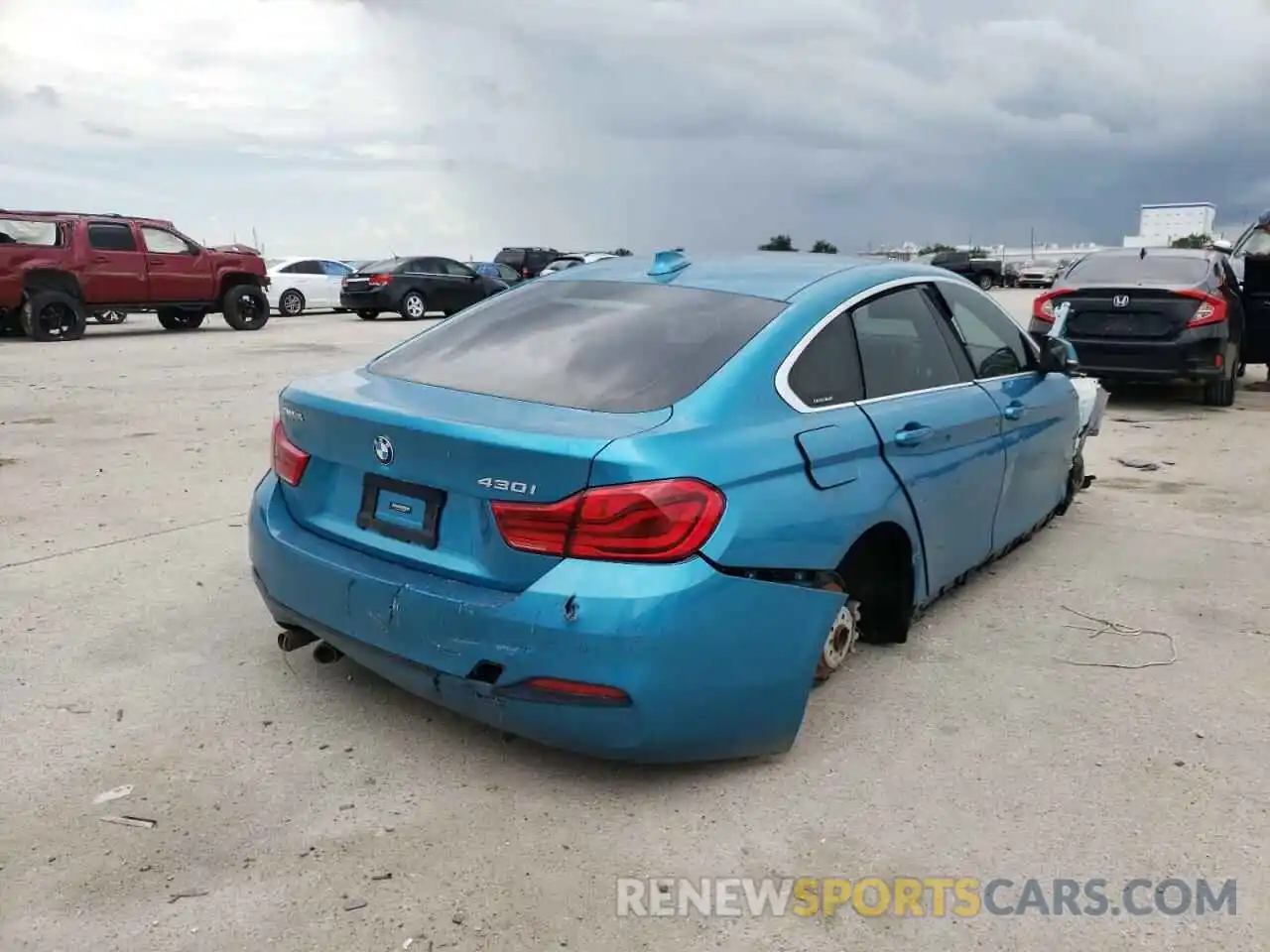 3 Photograph of a damaged car WBA4J1C57KBM15638 BMW 4 SERIES 2019