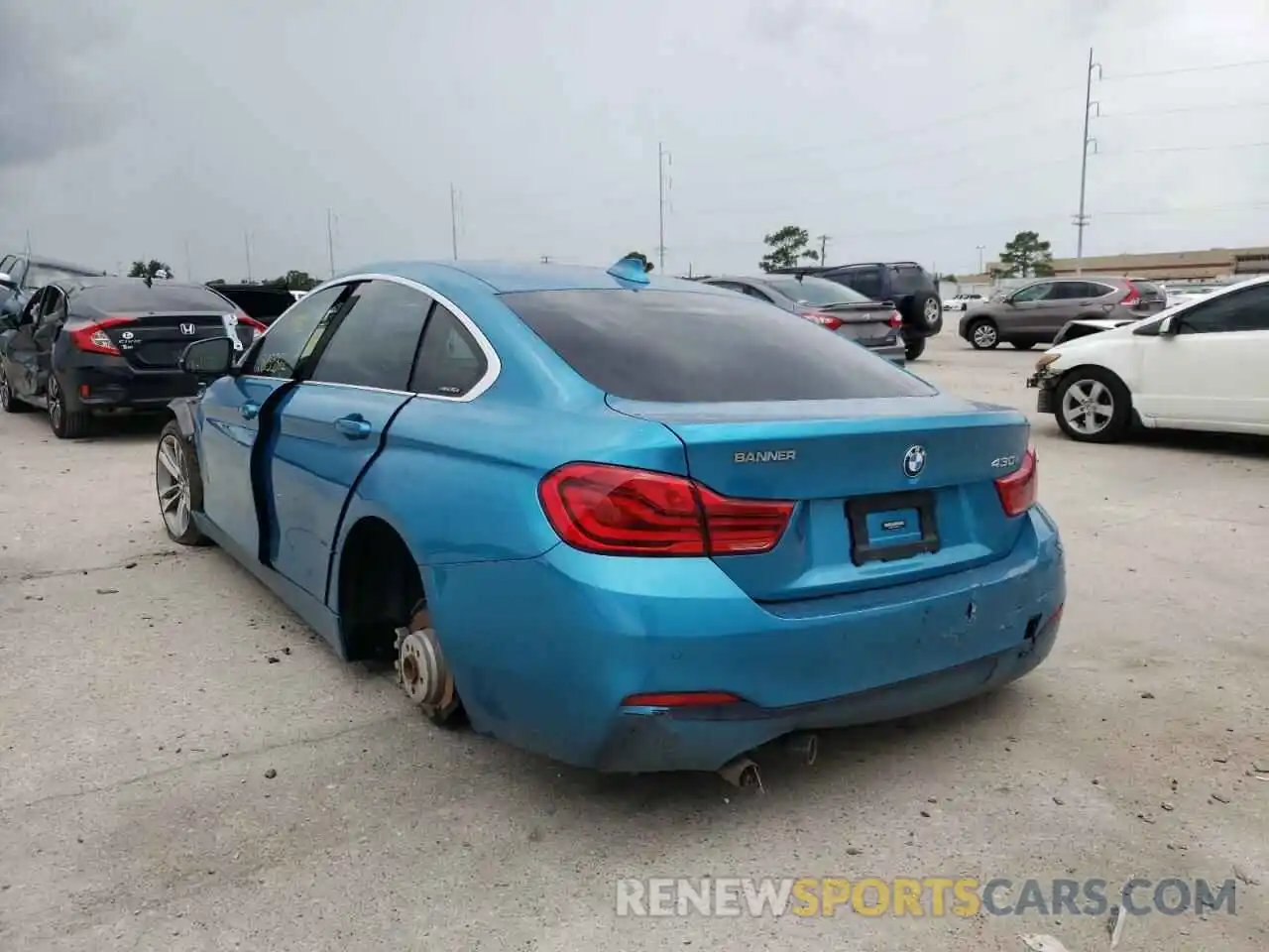 4 Photograph of a damaged car WBA4J1C57KBM15638 BMW 4 SERIES 2019