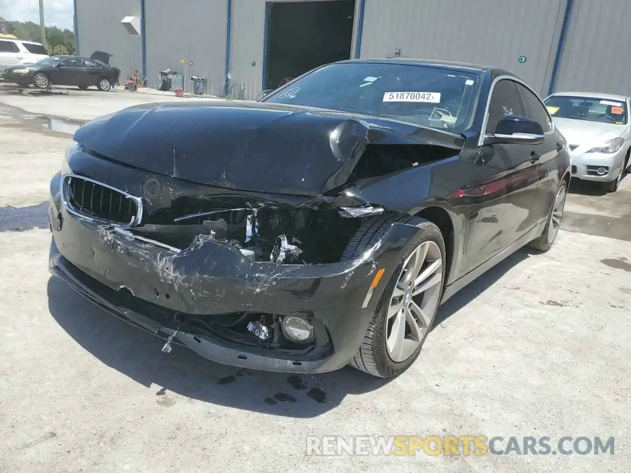 2 Photograph of a damaged car WBA4J1C57KBM15865 BMW 4 SERIES 2019