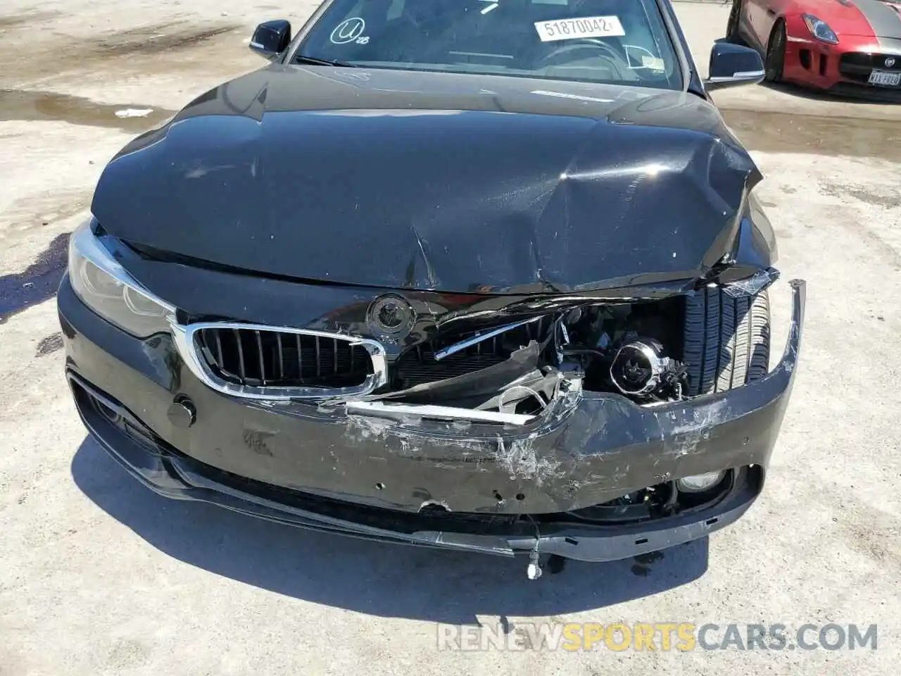 9 Photograph of a damaged car WBA4J1C57KBM15865 BMW 4 SERIES 2019