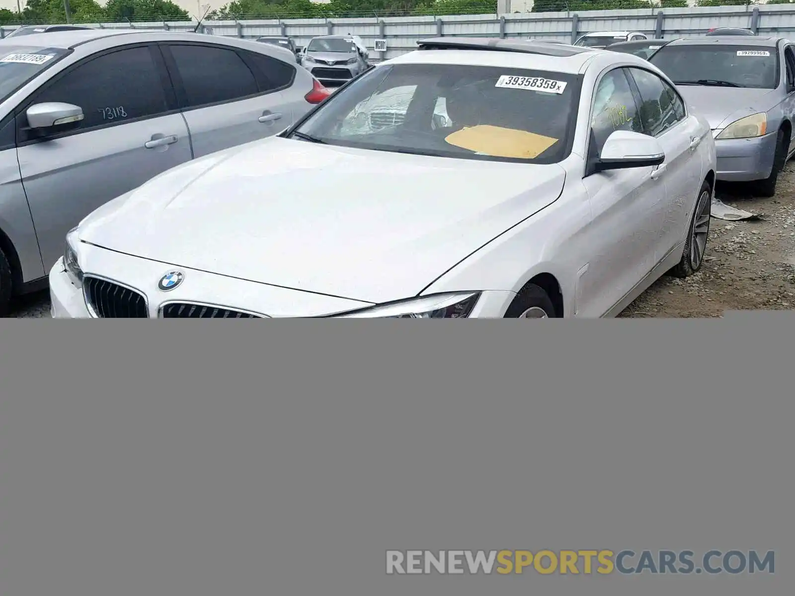 2 Photograph of a damaged car WBA4J1C57KBM15963 BMW 4 SERIES 2019