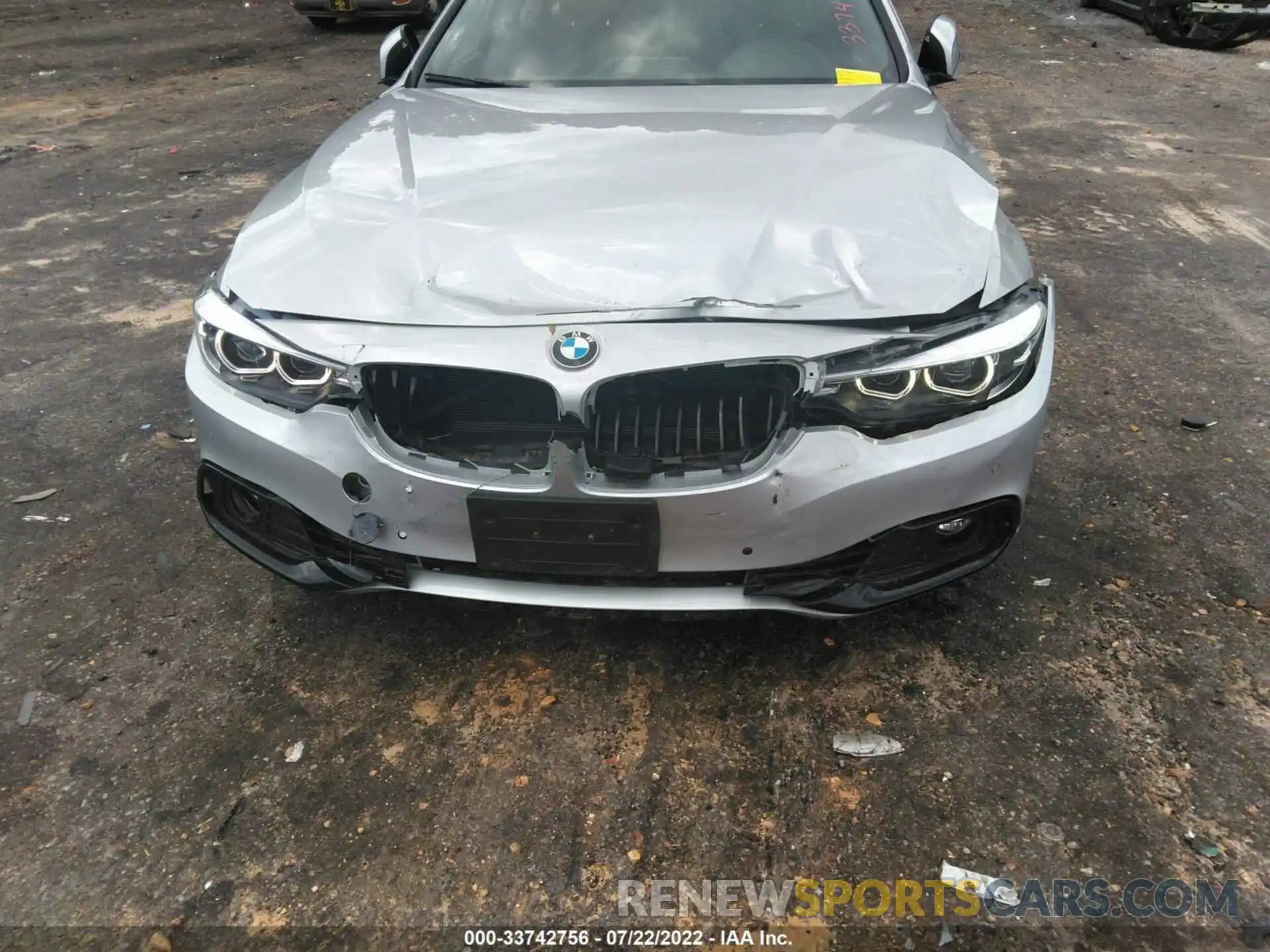 6 Photograph of a damaged car WBA4J1C57KBM17910 BMW 4 SERIES 2019