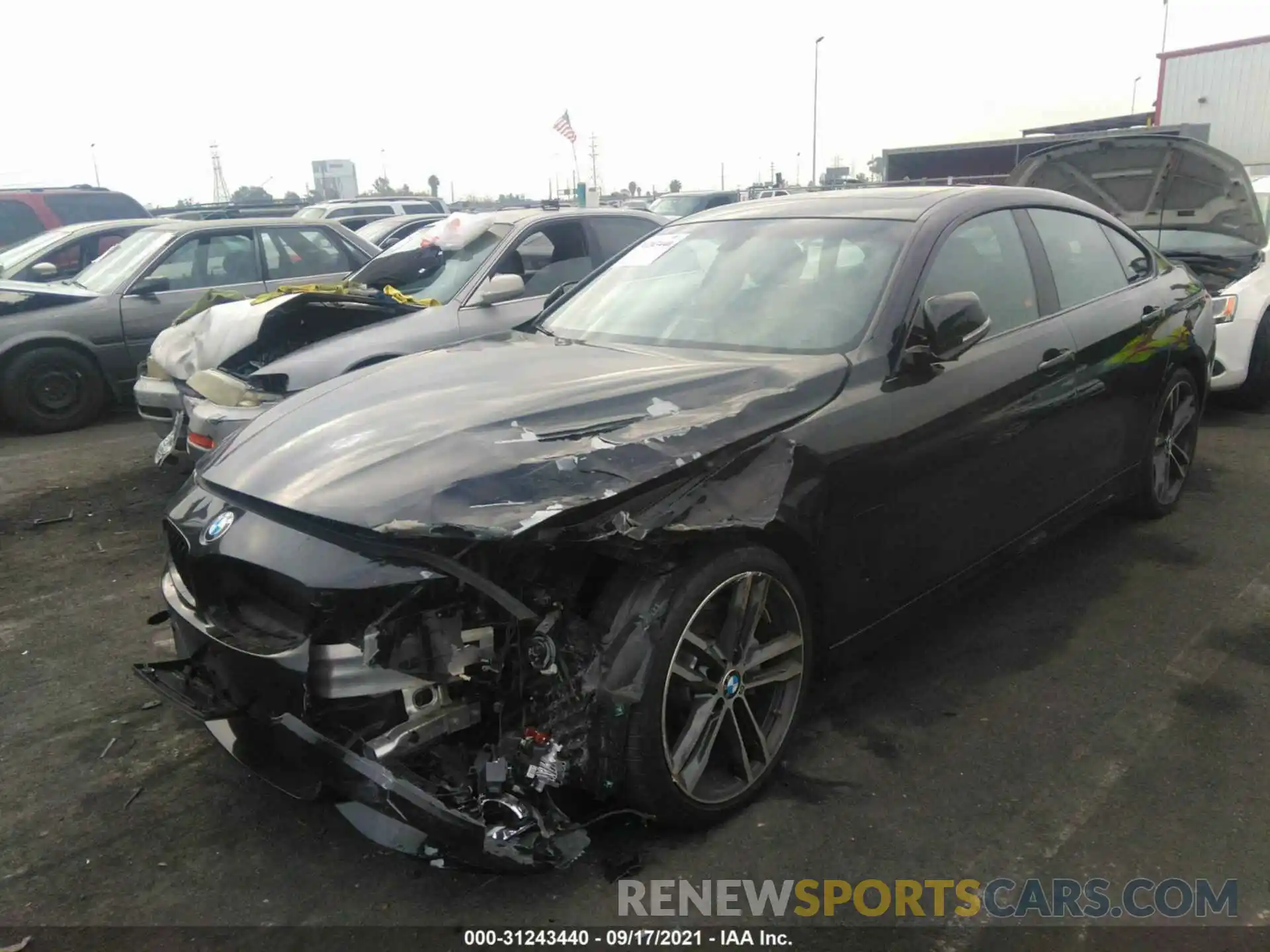 2 Photograph of a damaged car WBA4J1C57KBM18586 BMW 4 SERIES 2019