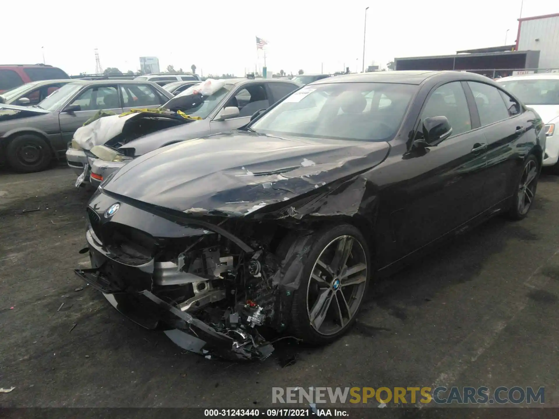 6 Photograph of a damaged car WBA4J1C57KBM18586 BMW 4 SERIES 2019