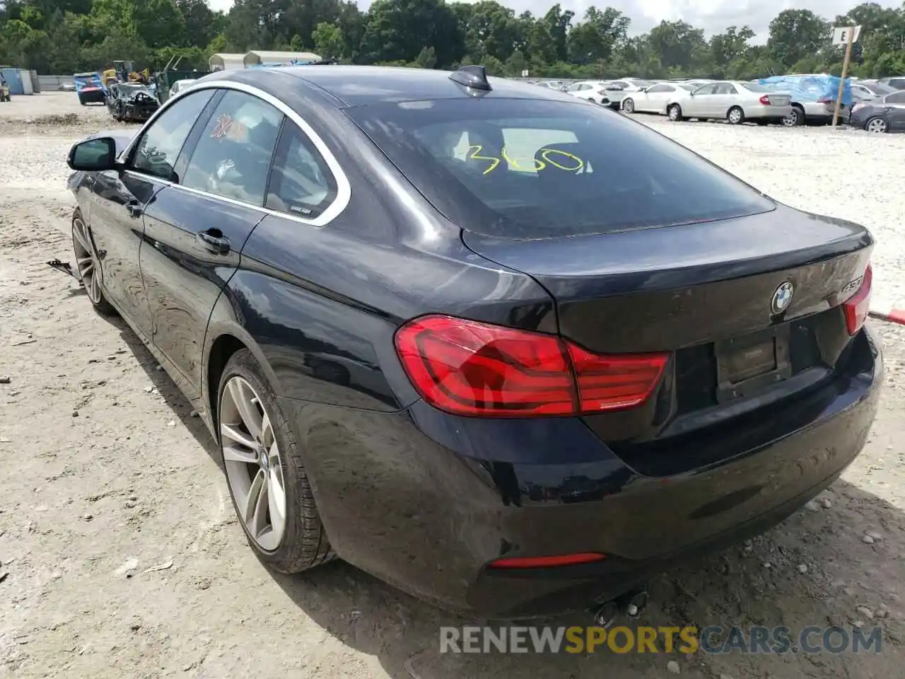 3 Photograph of a damaged car WBA4J1C57KBM18667 BMW 4 SERIES 2019