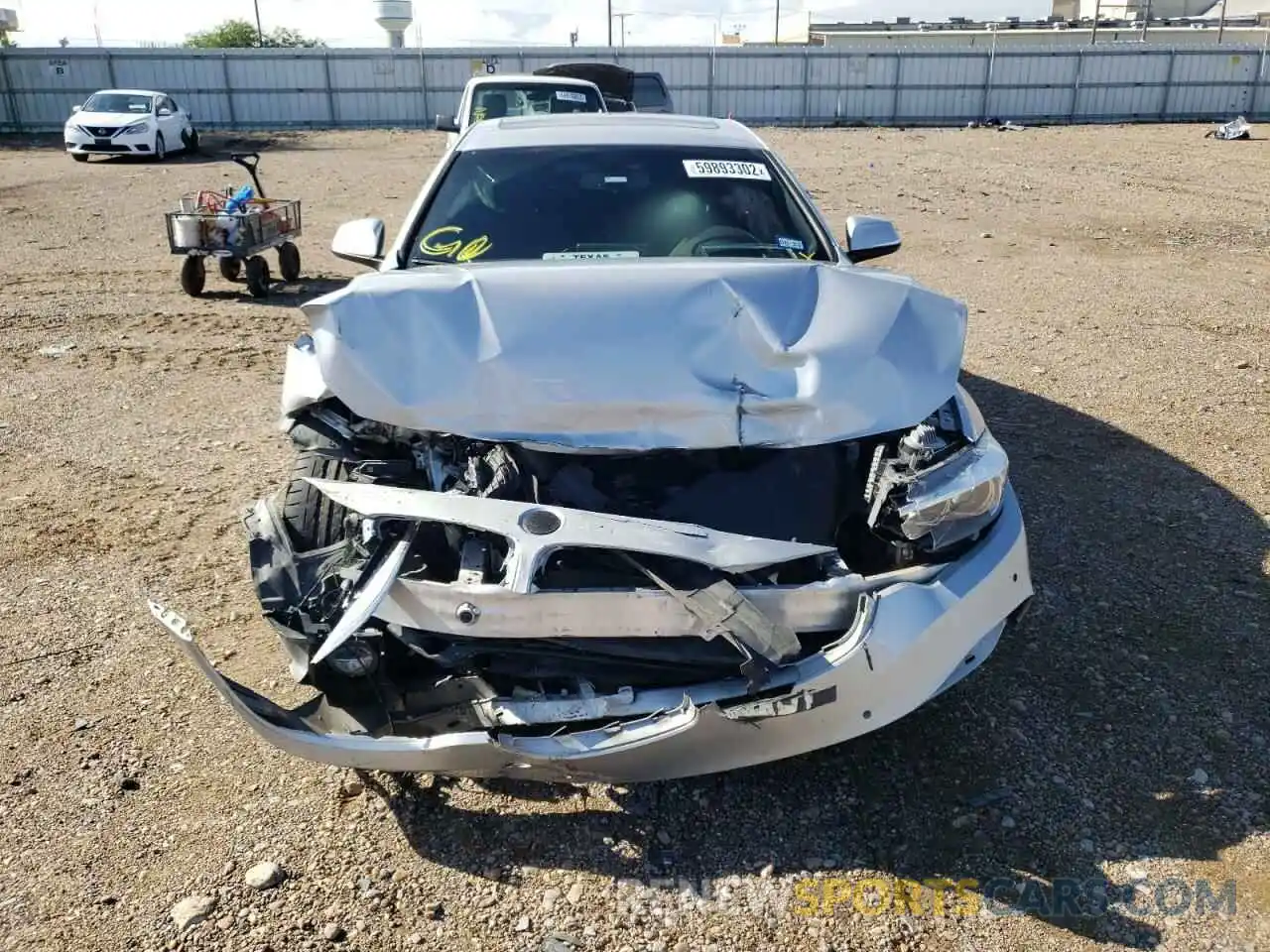 9 Photograph of a damaged car WBA4J1C58KBM12392 BMW 4 SERIES 2019