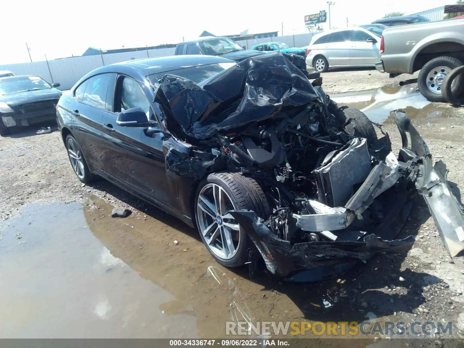 1 Photograph of a damaged car WBA4J1C58KBM12439 BMW 4 SERIES 2019