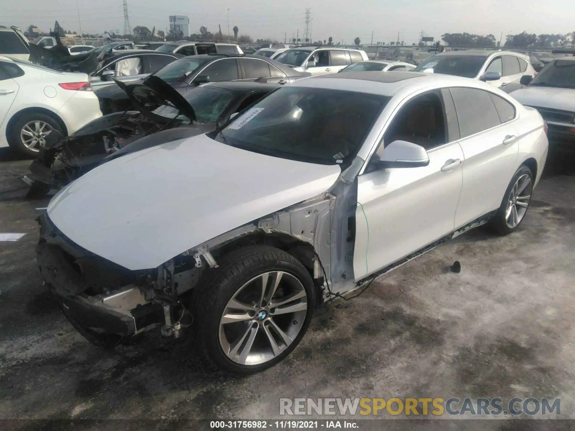 2 Photograph of a damaged car WBA4J1C58KBM12781 BMW 4 SERIES 2019