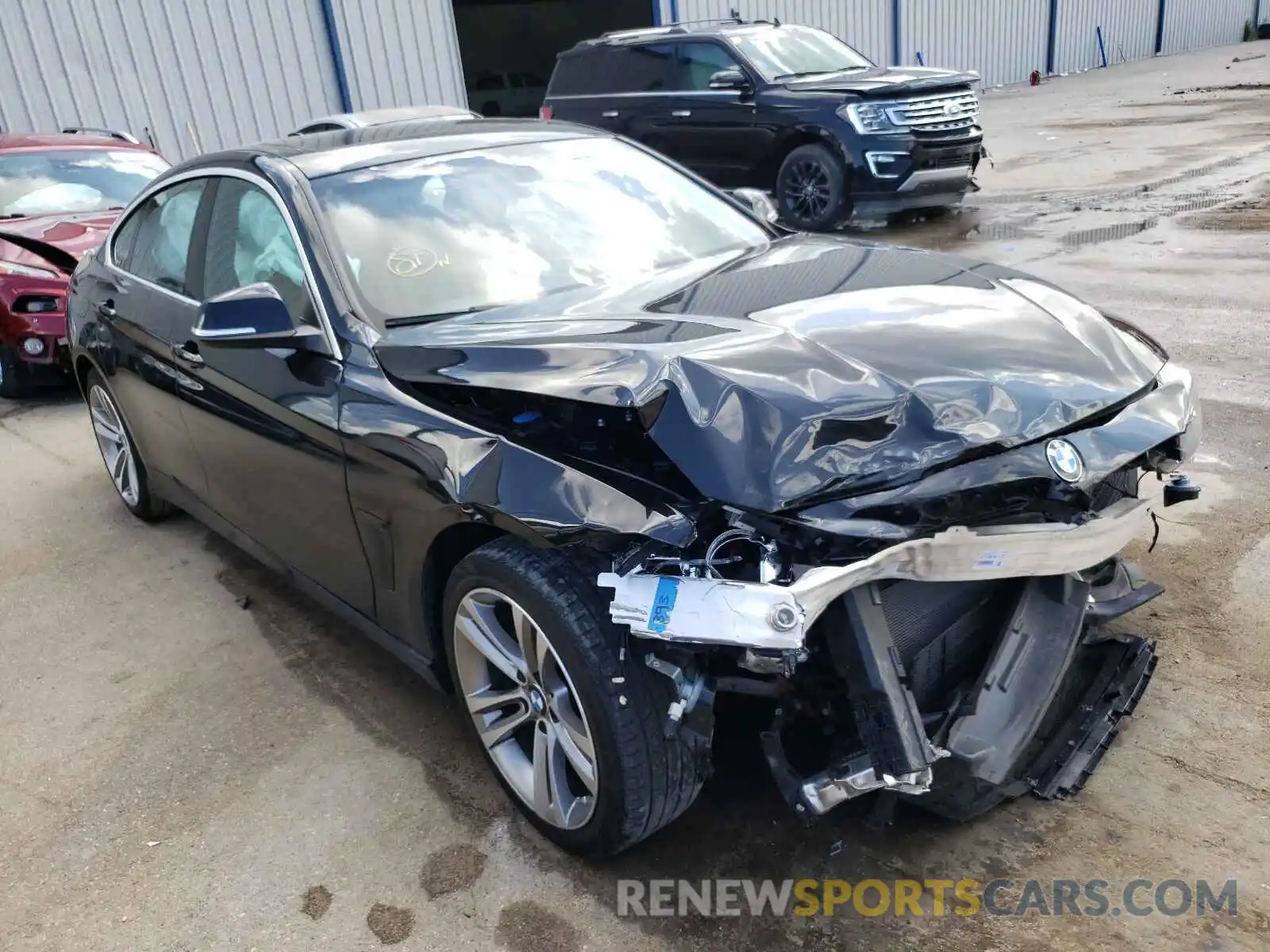 1 Photograph of a damaged car WBA4J1C58KBM12957 BMW 4 SERIES 2019