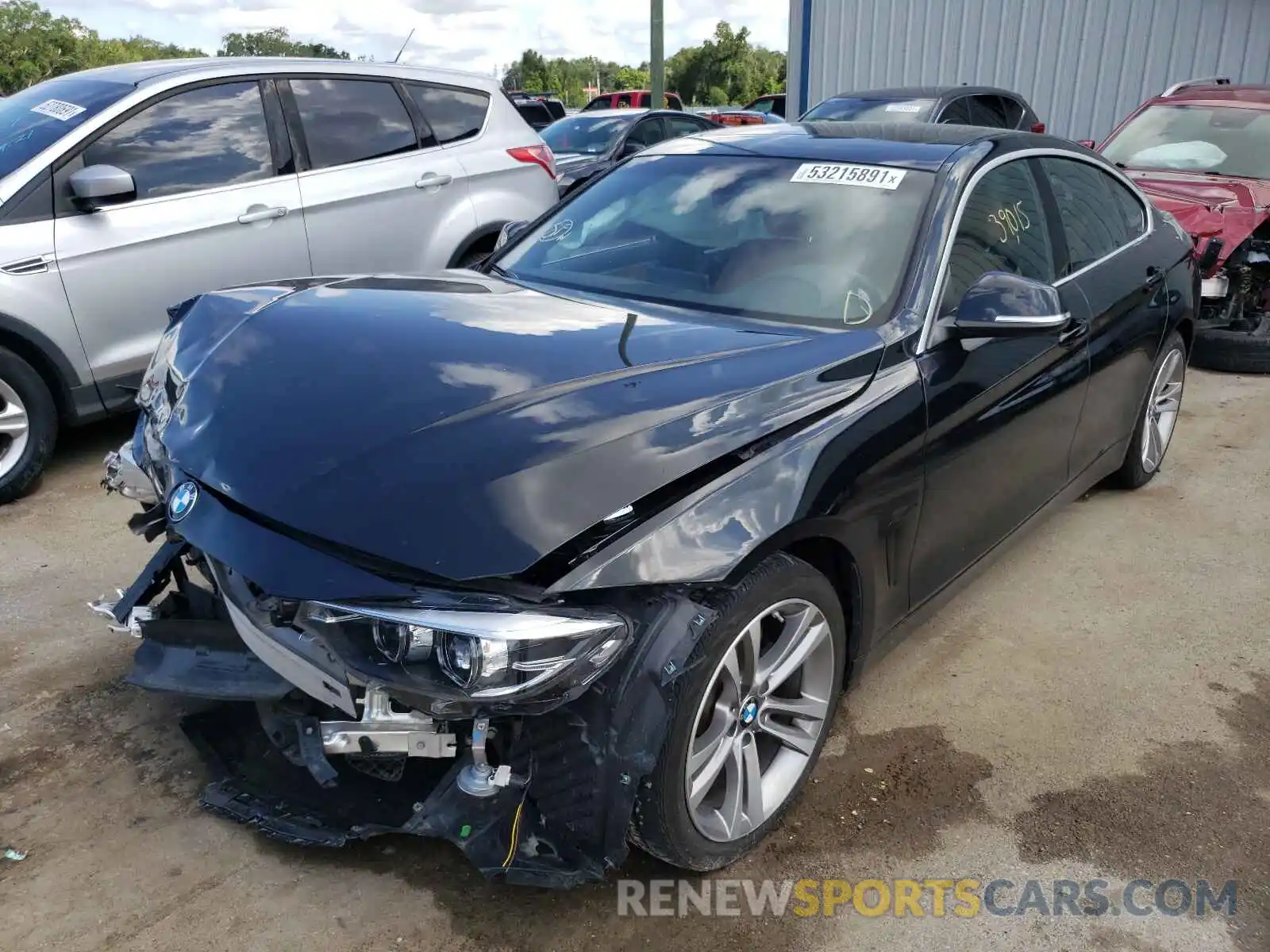 2 Photograph of a damaged car WBA4J1C58KBM12957 BMW 4 SERIES 2019