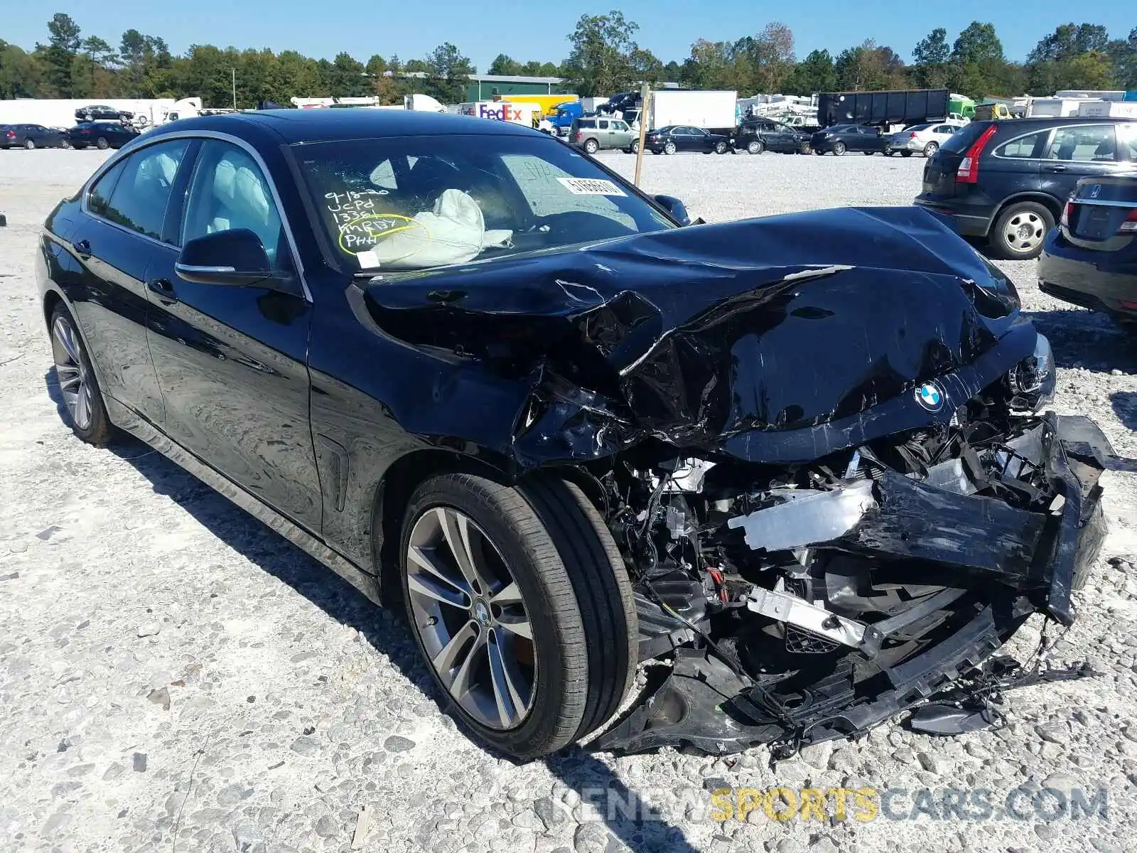 1 Photograph of a damaged car WBA4J1C58KBM13073 BMW 4 SERIES 2019