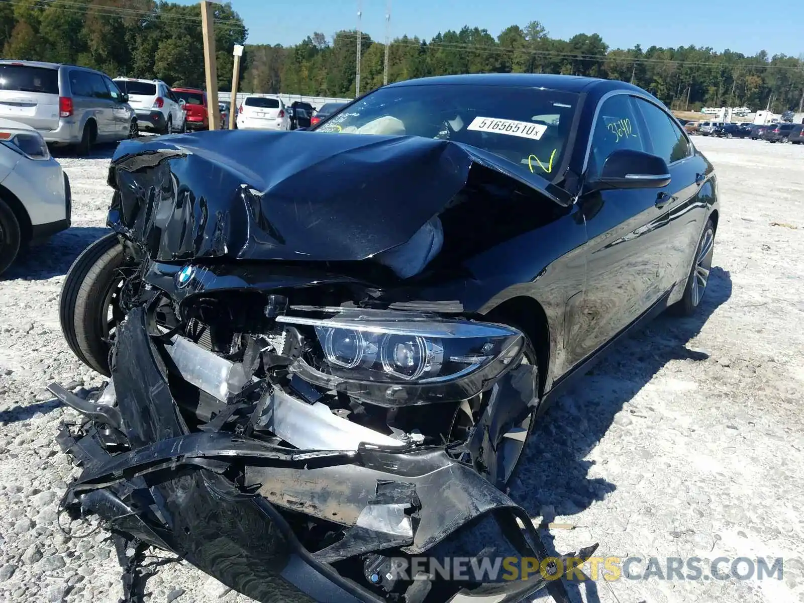 2 Photograph of a damaged car WBA4J1C58KBM13073 BMW 4 SERIES 2019