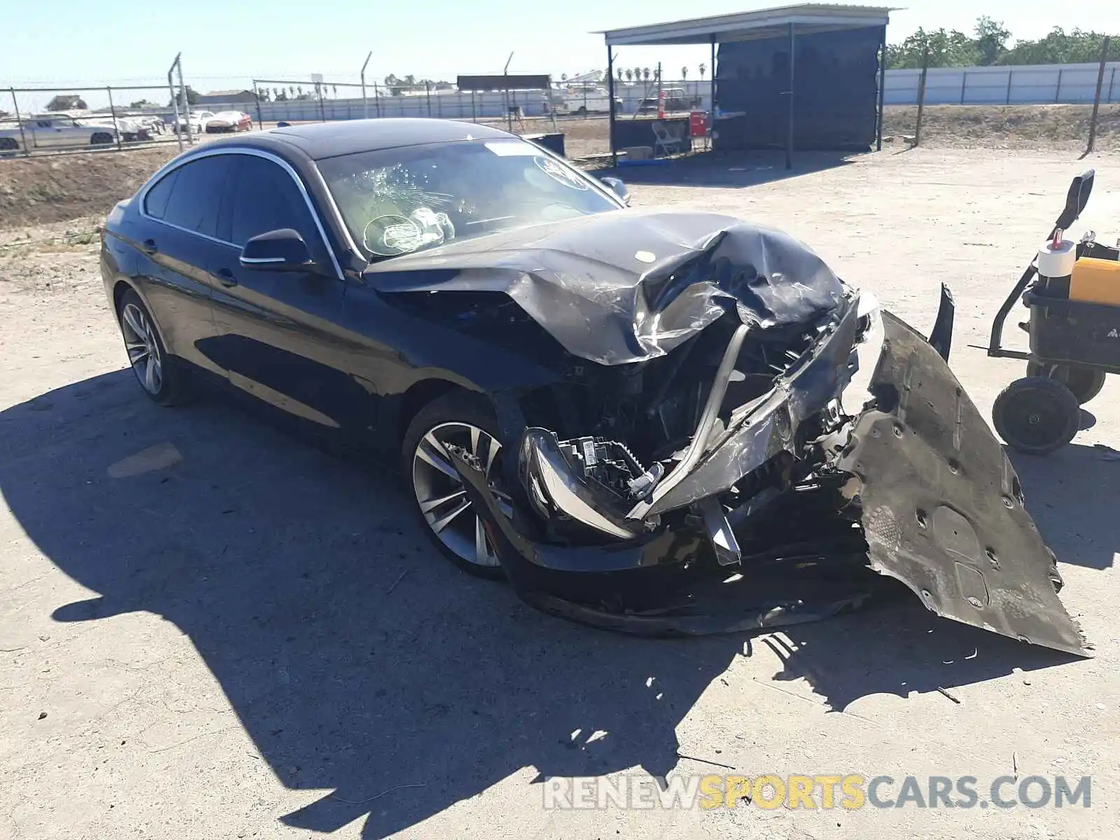 1 Photograph of a damaged car WBA4J1C58KBM13543 BMW 4 SERIES 2019