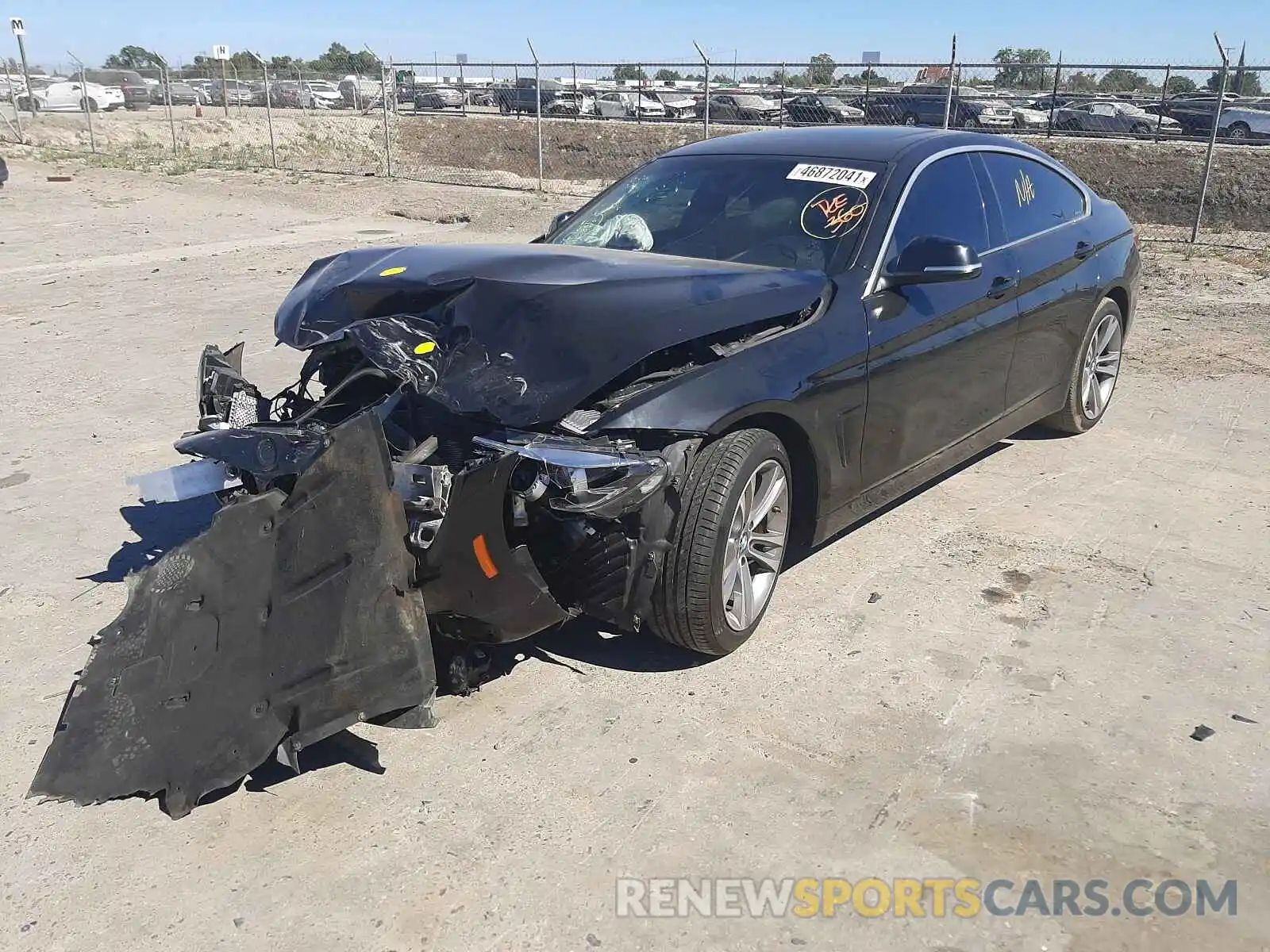 2 Photograph of a damaged car WBA4J1C58KBM13543 BMW 4 SERIES 2019