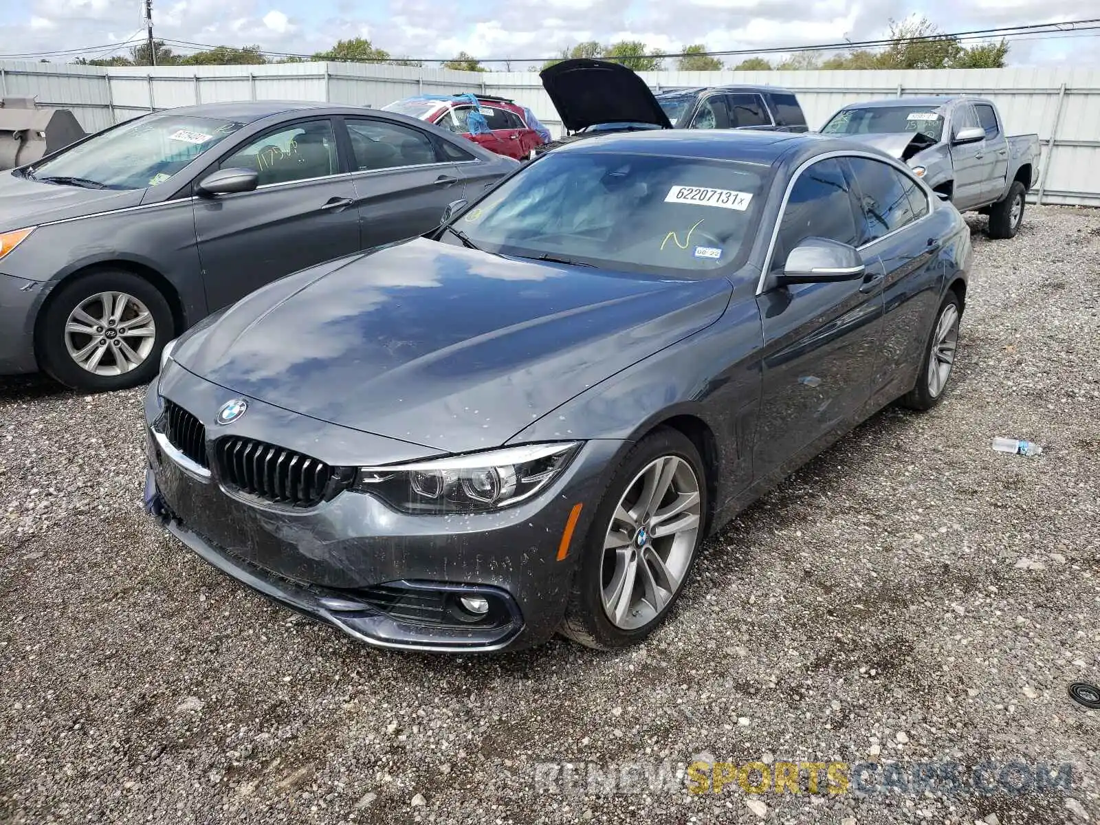 2 Photograph of a damaged car WBA4J1C58KBM13980 BMW 4 SERIES 2019