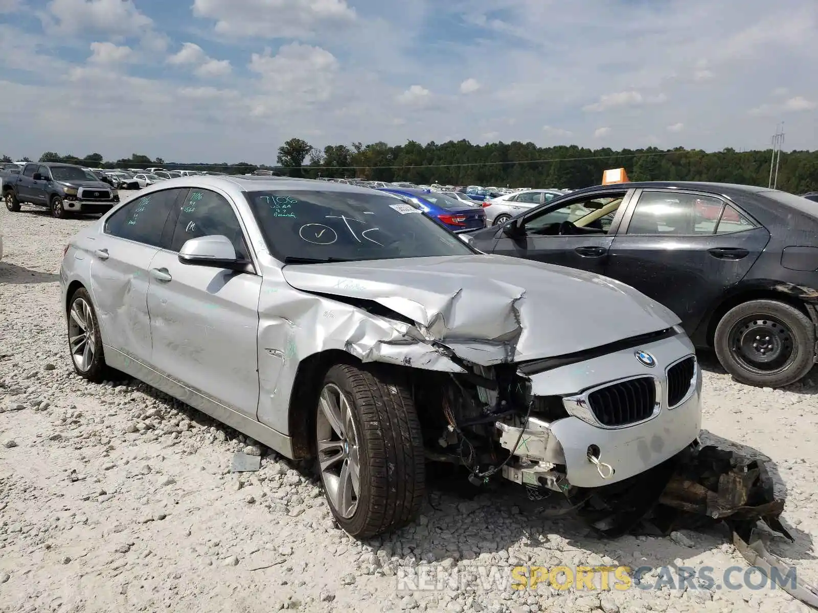 1 Photograph of a damaged car WBA4J1C58KBM14093 BMW 4 SERIES 2019