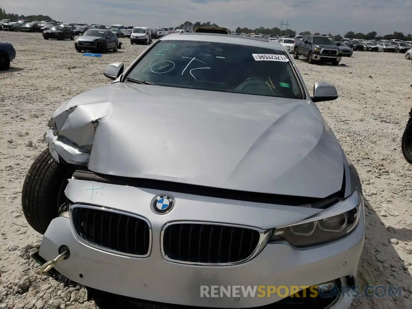 7 Photograph of a damaged car WBA4J1C58KBM14093 BMW 4 SERIES 2019