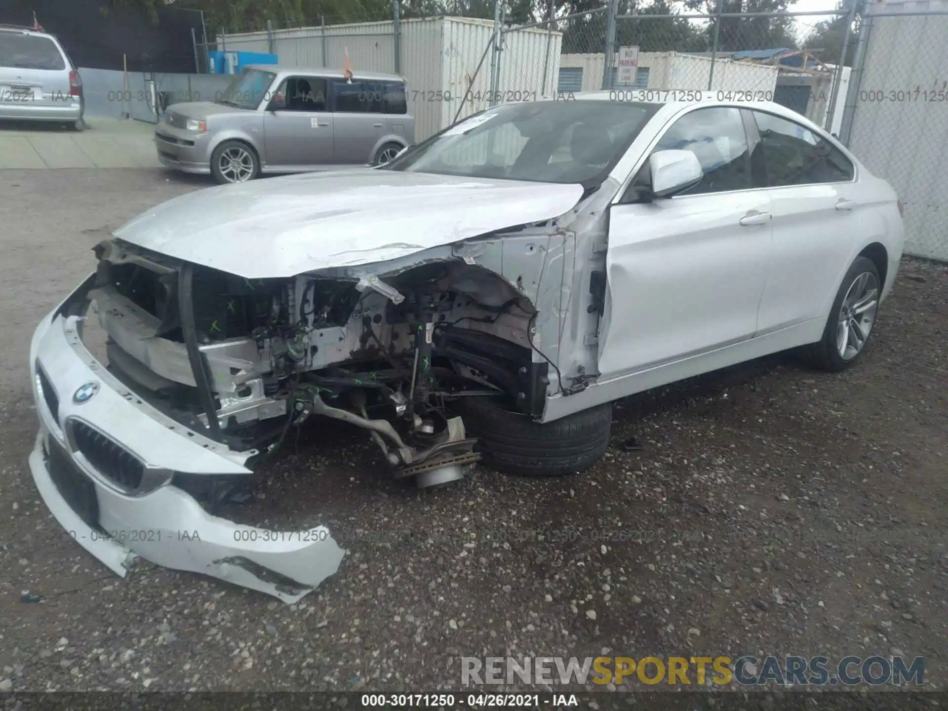 2 Photograph of a damaged car WBA4J1C58KBM14322 BMW 4 SERIES 2019