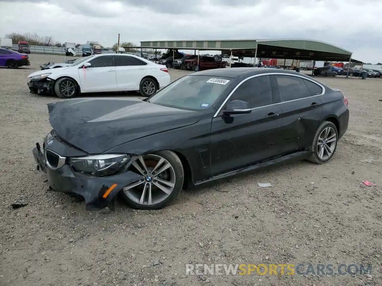 1 Фотография поврежденного автомобиля WBA4J1C58KBM14465 BMW 4 SERIES 2019